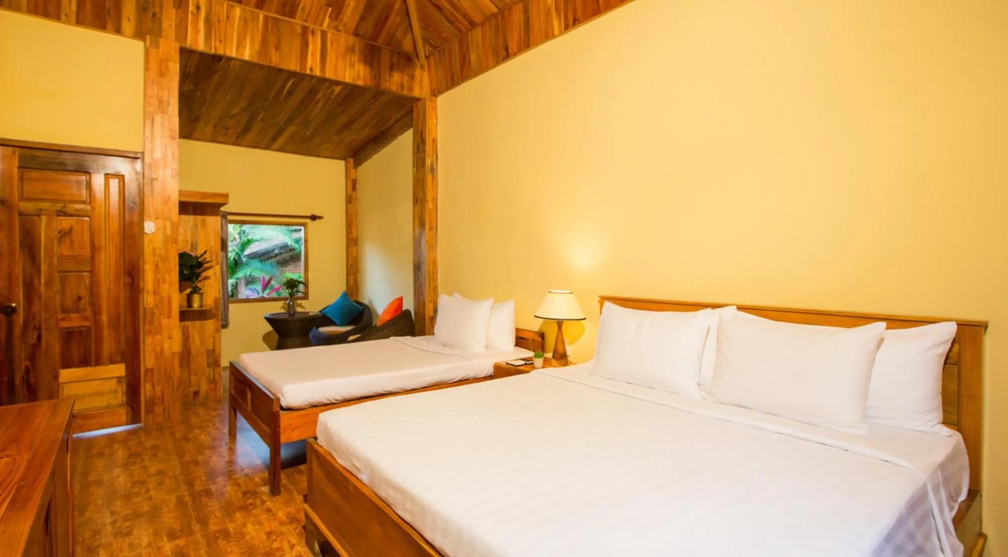 Bed in Chez Carole Beach Resort Phu Quoc