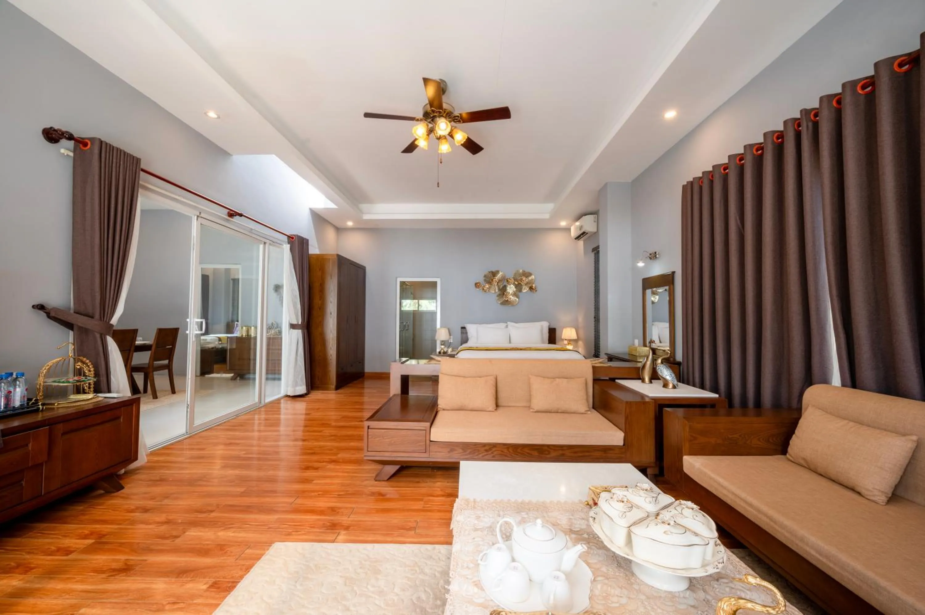 Living room in Chez Carole Beach Resort Phu Quoc