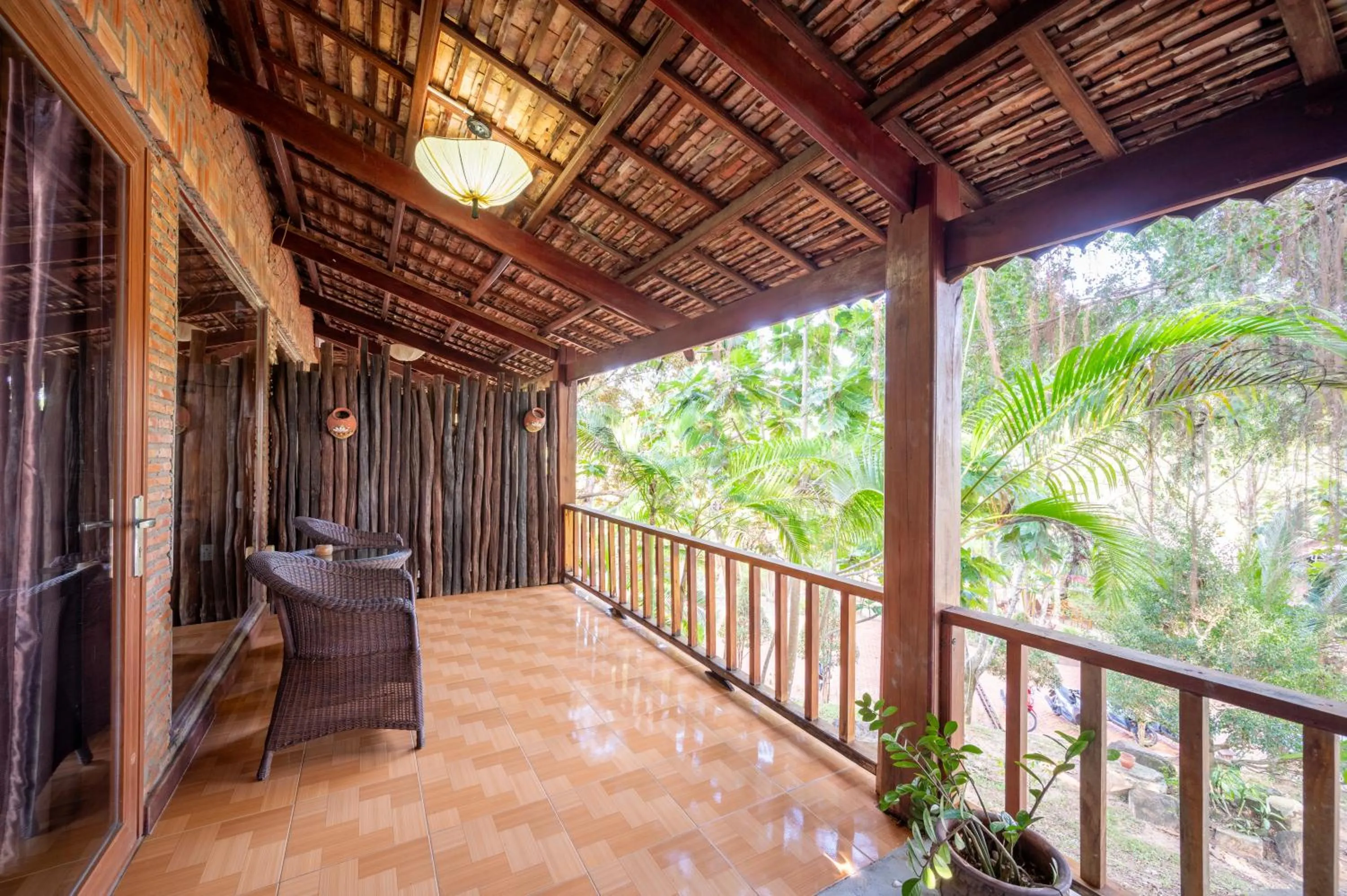 Balcony/Terrace in Chez Carole Beach Resort Phu Quoc
