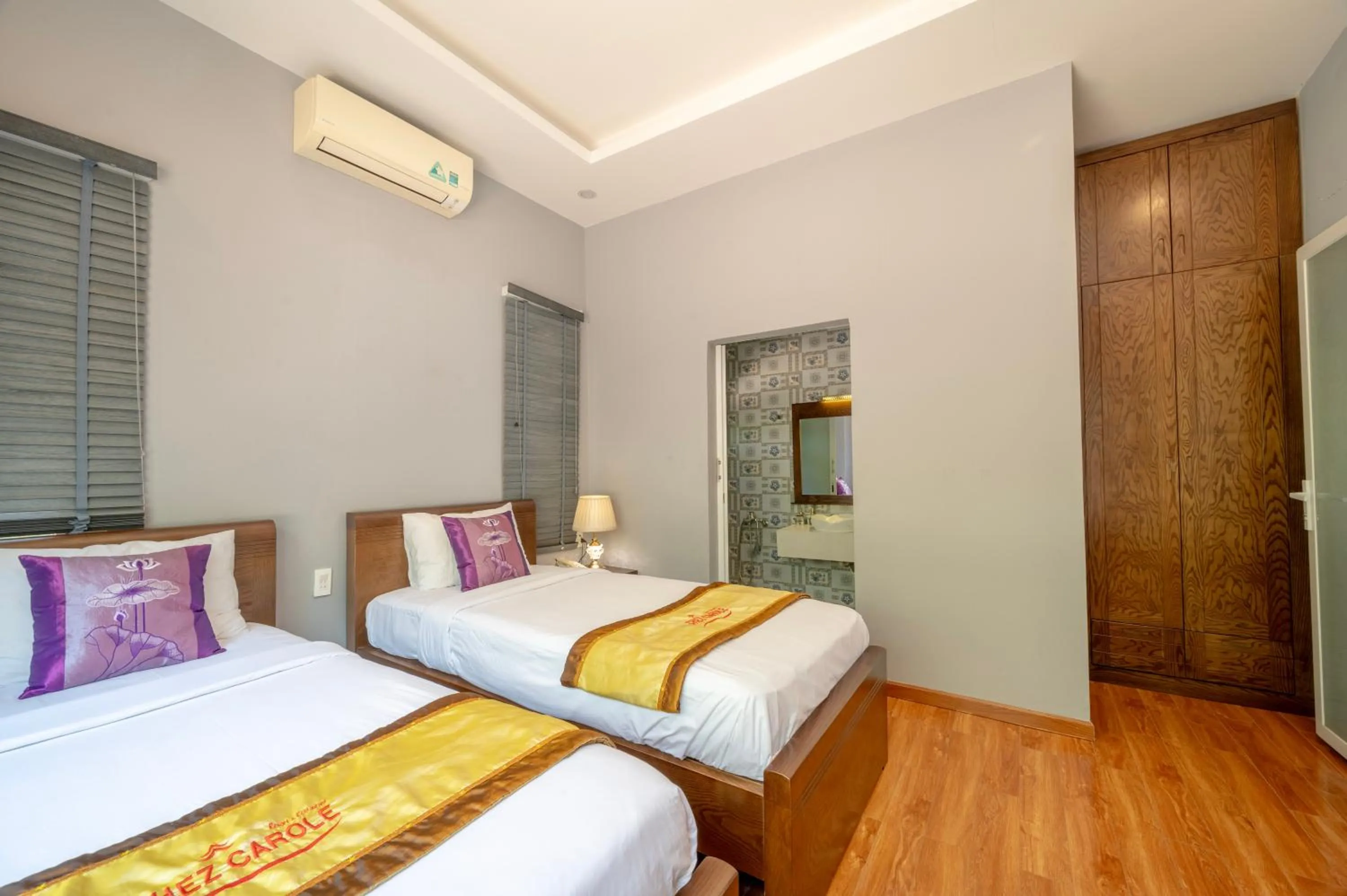 Bedroom, Bed in Chez Carole Beach Resort Phu Quoc