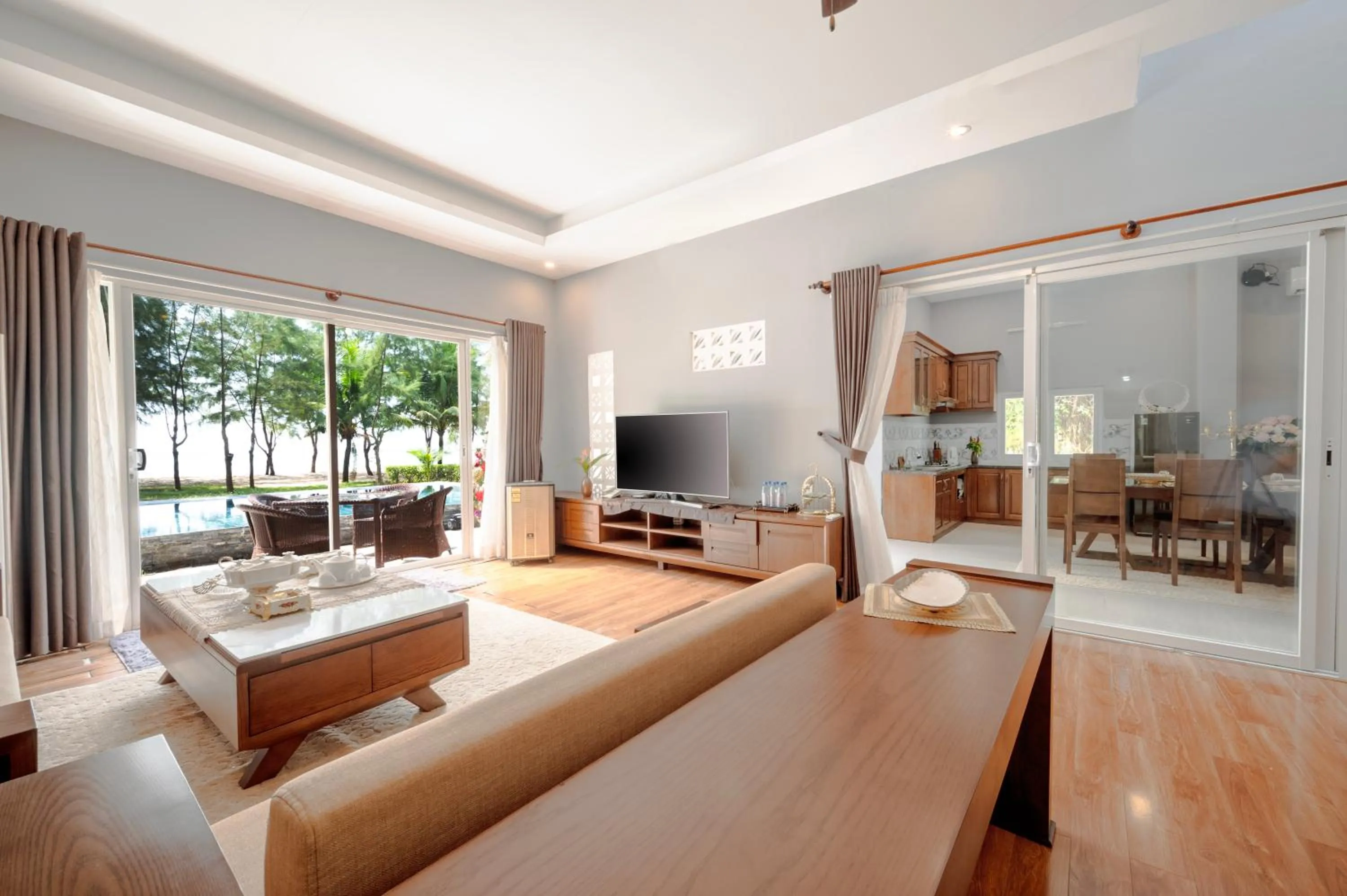 Living room in Chez Carole Beach Resort Phu Quoc