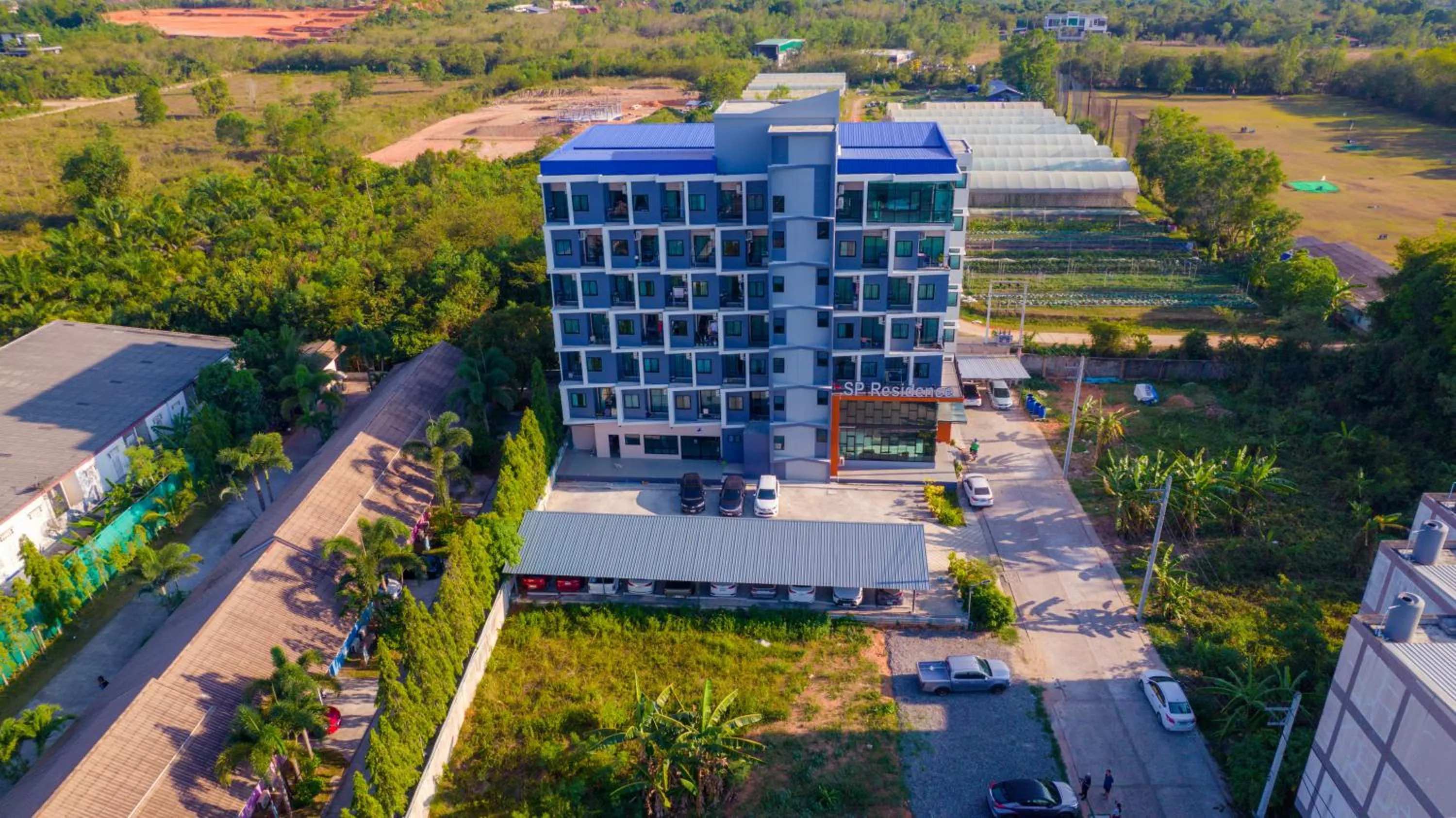 Bird's eye view in SP Residence Hatyai