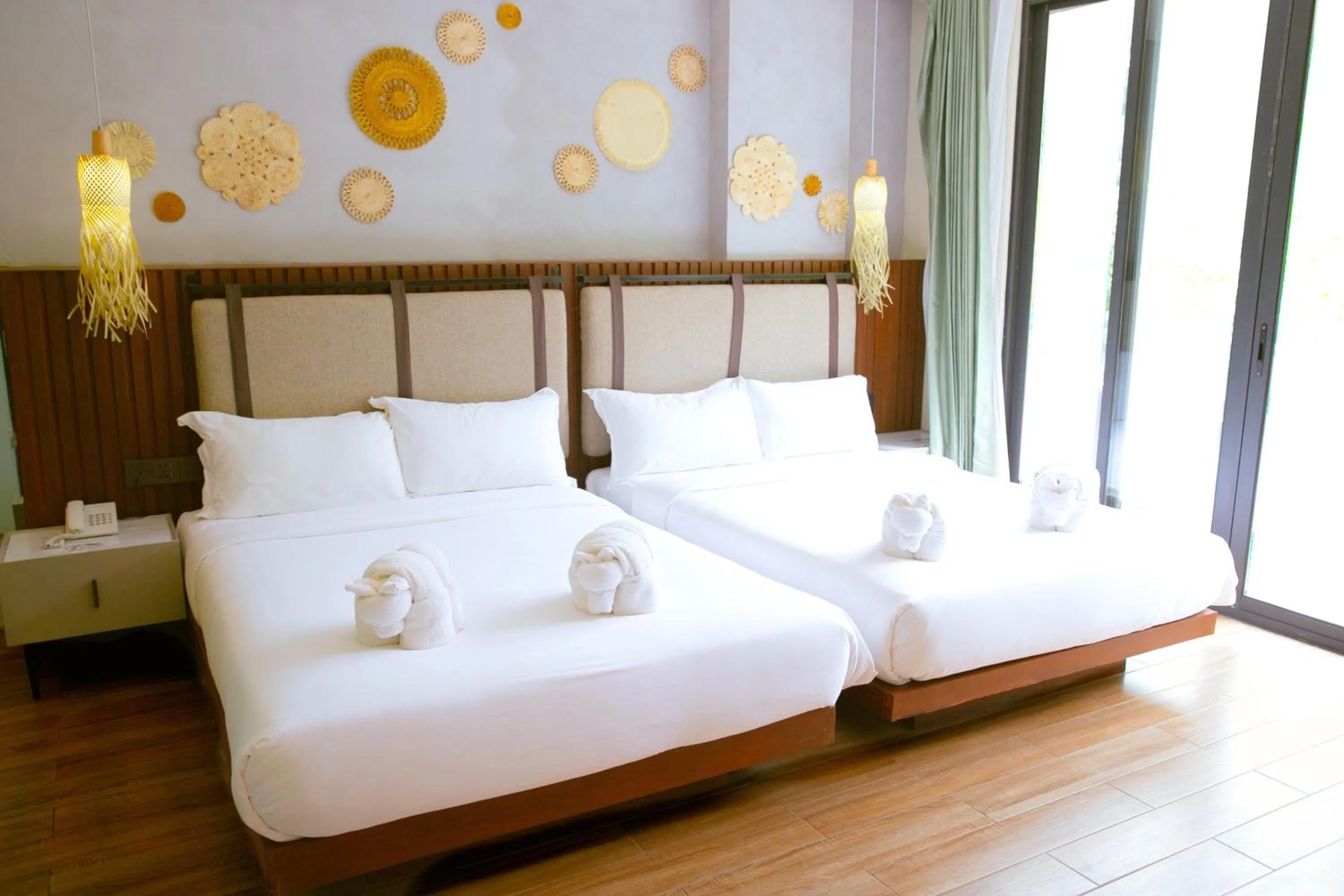 Bed in Marianne Suites El Nido