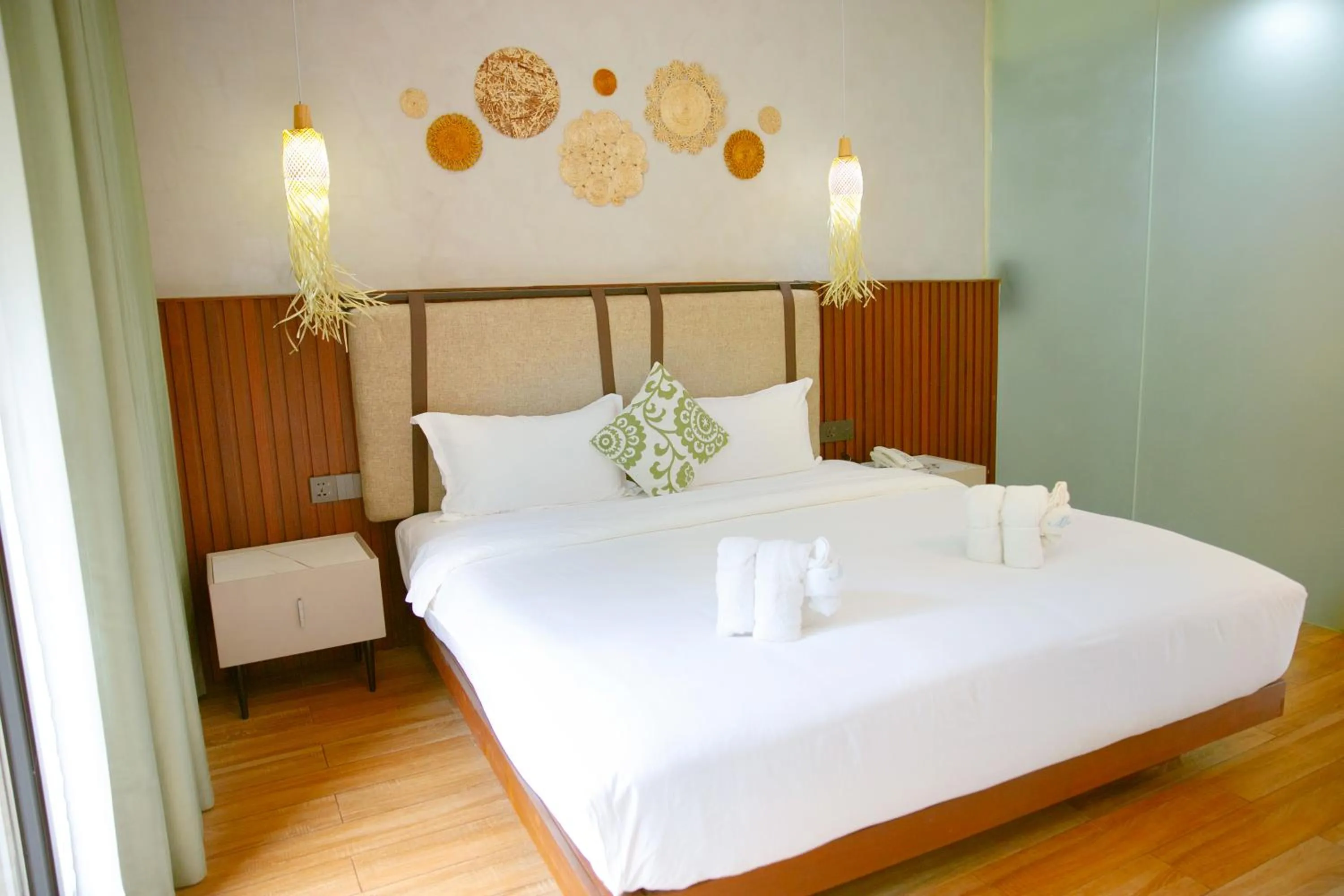 Bed in Marianne Suites El Nido