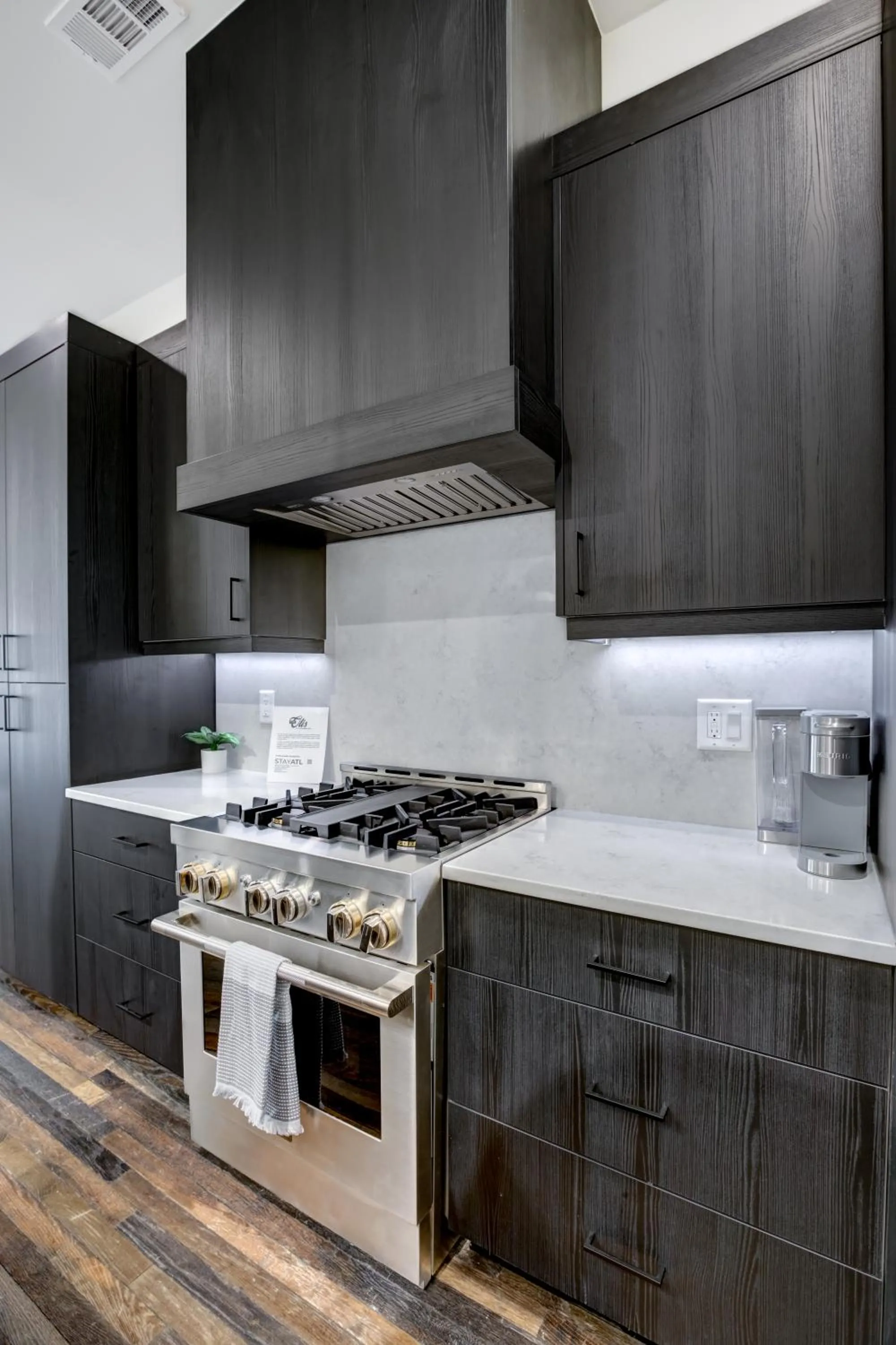 kitchen in Loft condo by Mercedes Benz w balcony Apt 101