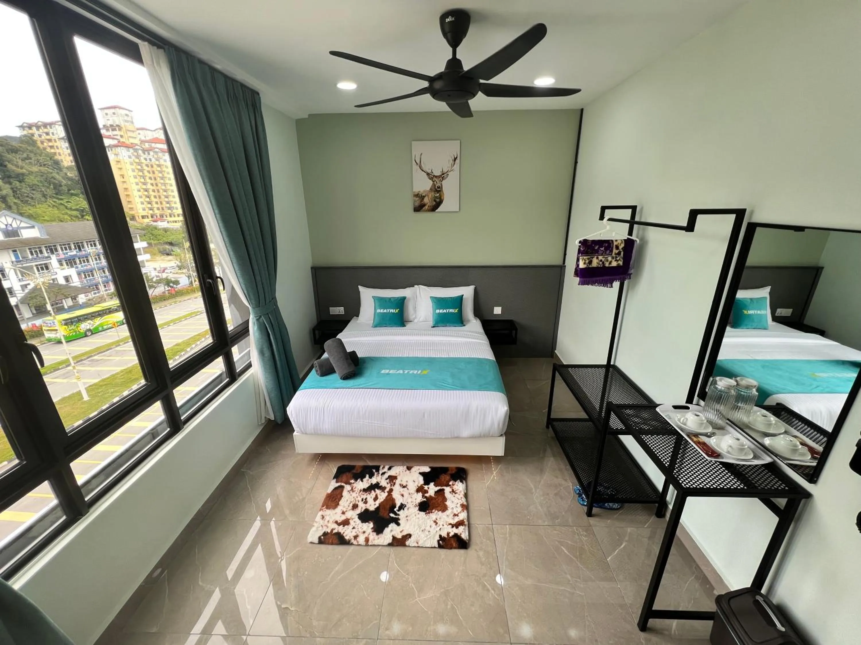 View (from property/room), Bed in BEATRIX HOTEL