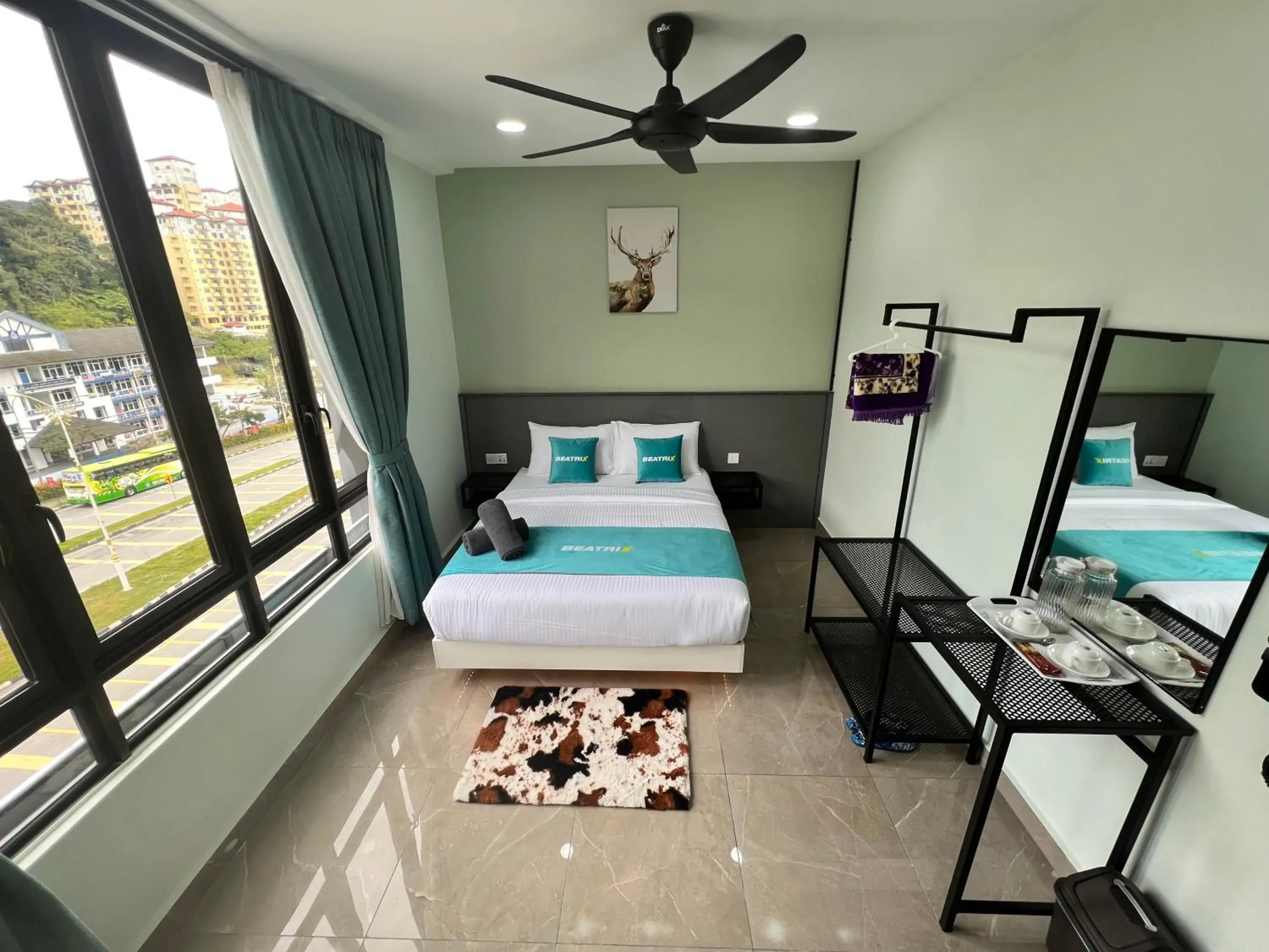 View (from property/room), Bed in BEATRIX HOTEL View (from property/room), Bed in BEATRIX HOTEL