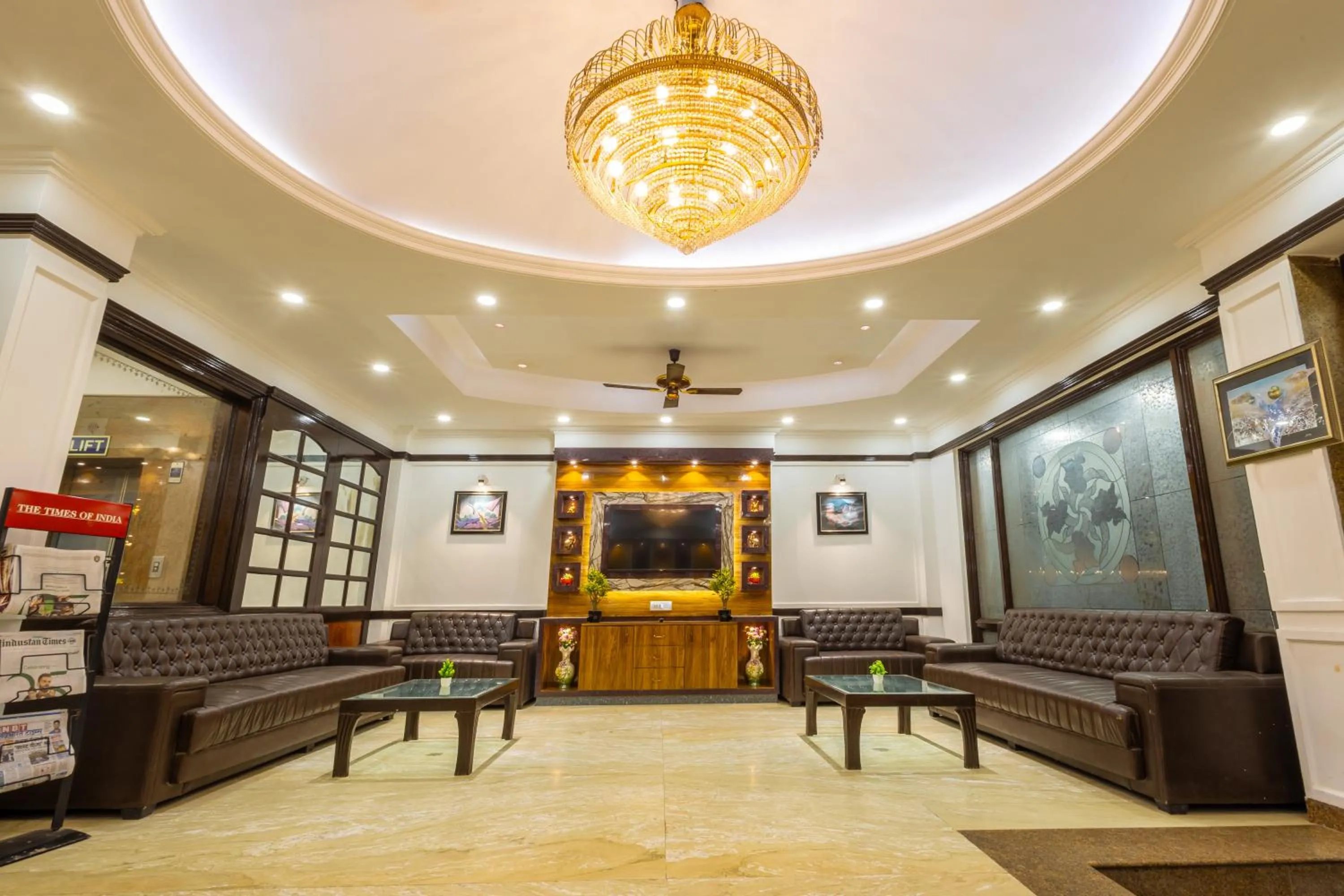 Lobby or reception in Hotel Panickers Residency - Near Ganga Ram & BLK Hospital - Karol Bagh