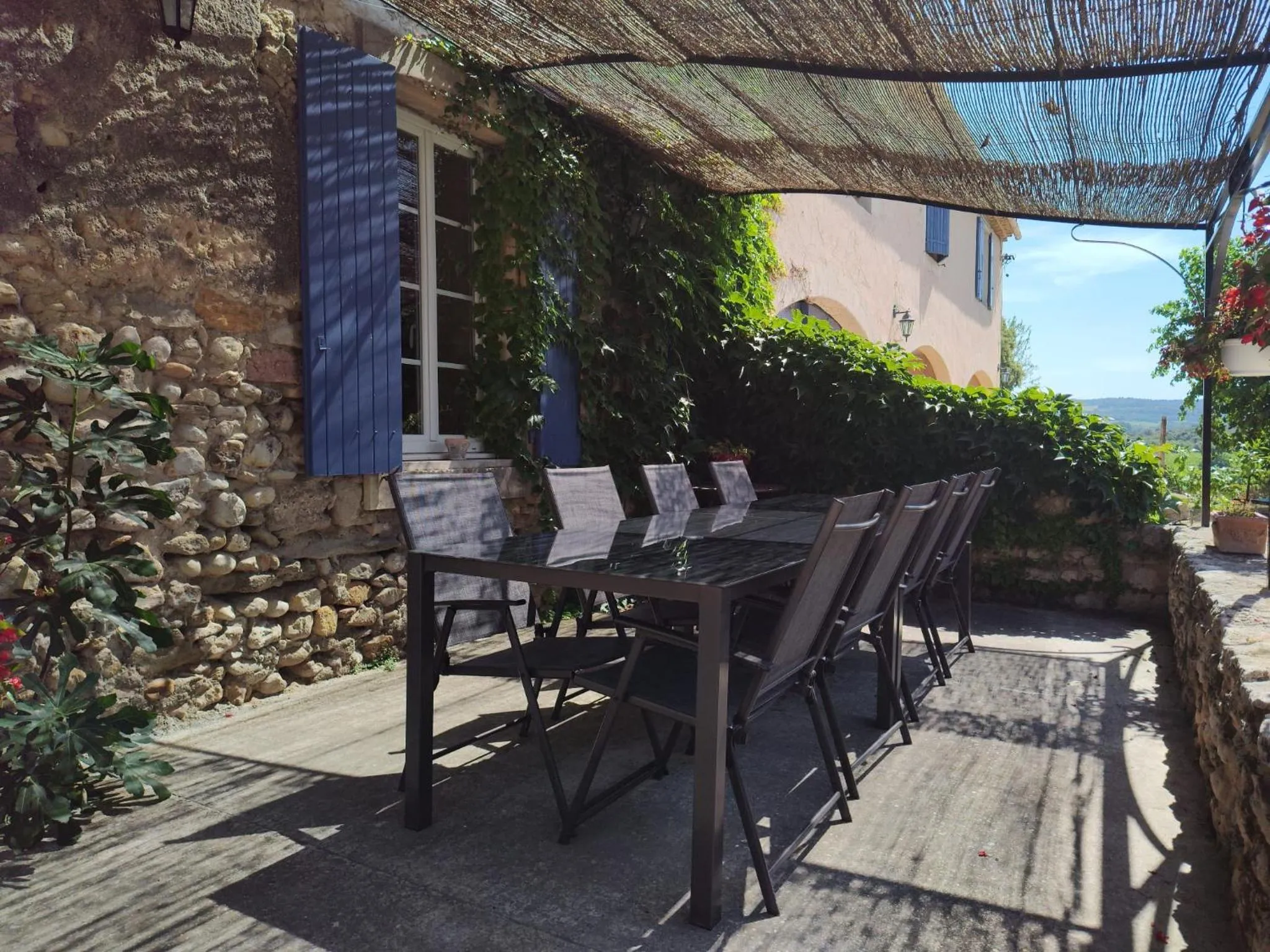 View (from property/room) in Ferme de Palumiane - Chambres climatisées