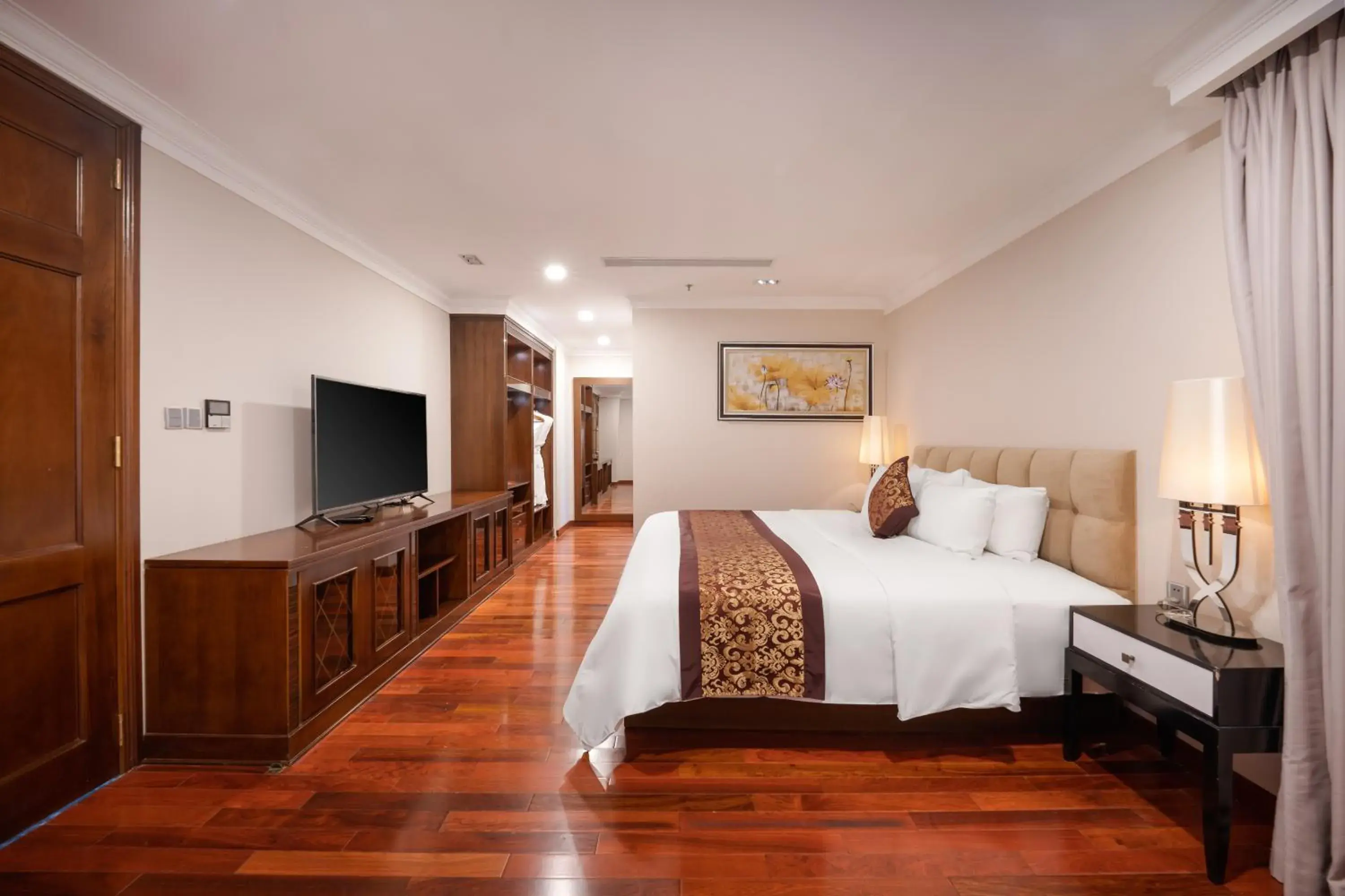 Bed in Minh Toan Galaxy Hotel Bed in Minh Toan Galaxy Hotel