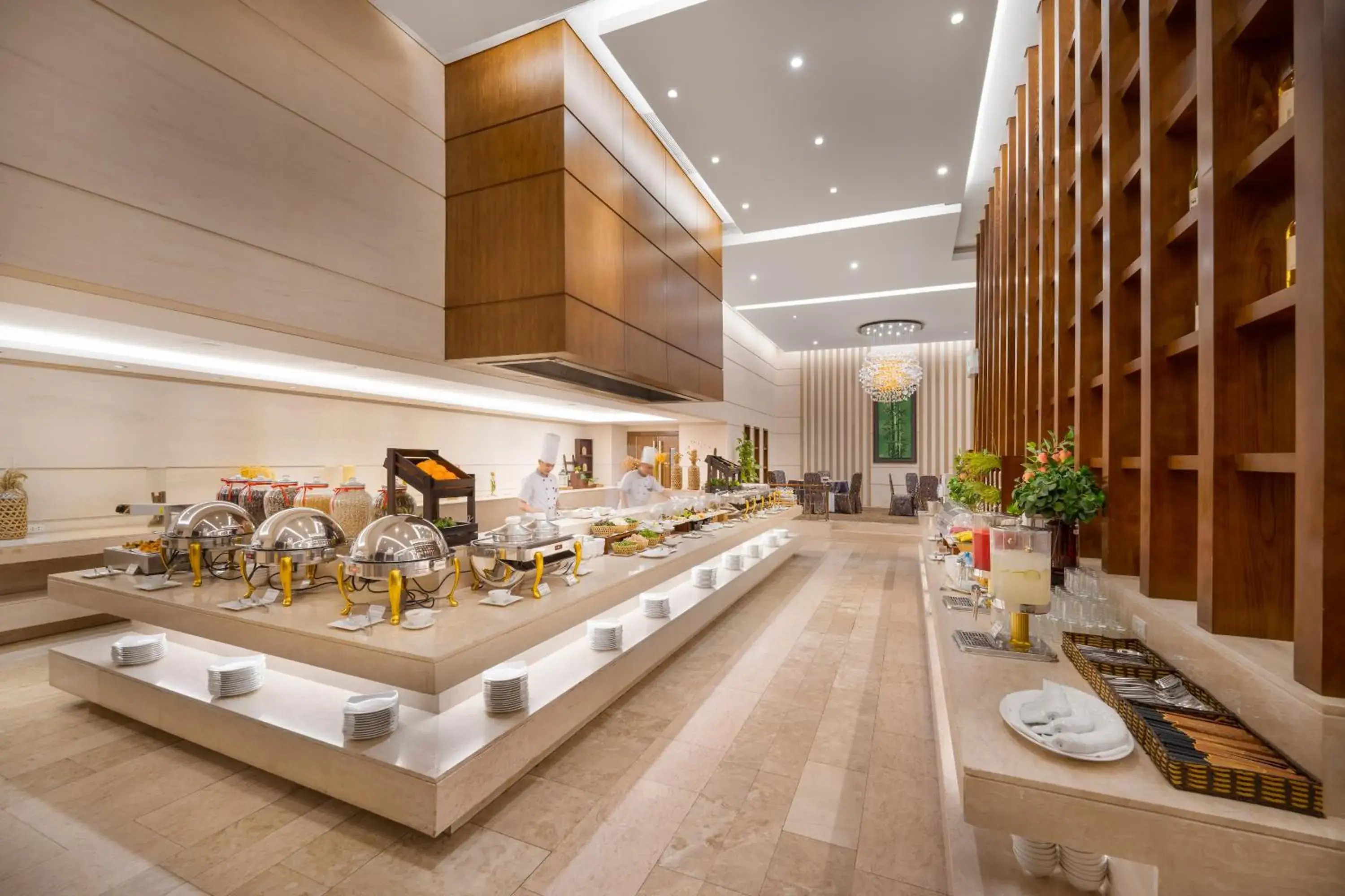 Buffet breakfast in Minh Toan Galaxy Hotel Buffet breakfast in Minh Toan Galaxy Hotel