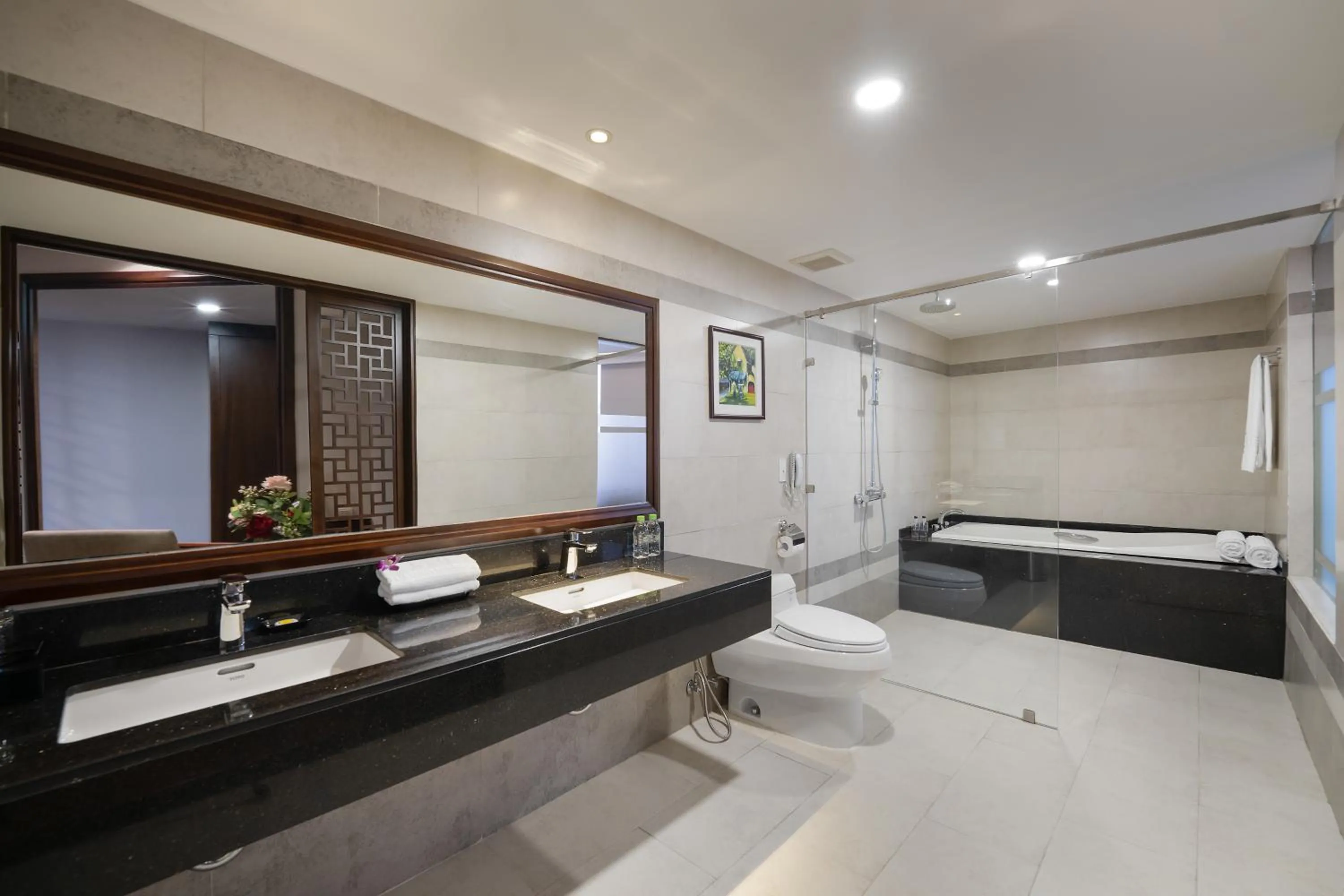 Bathroom in Minh Toan Galaxy Hotel