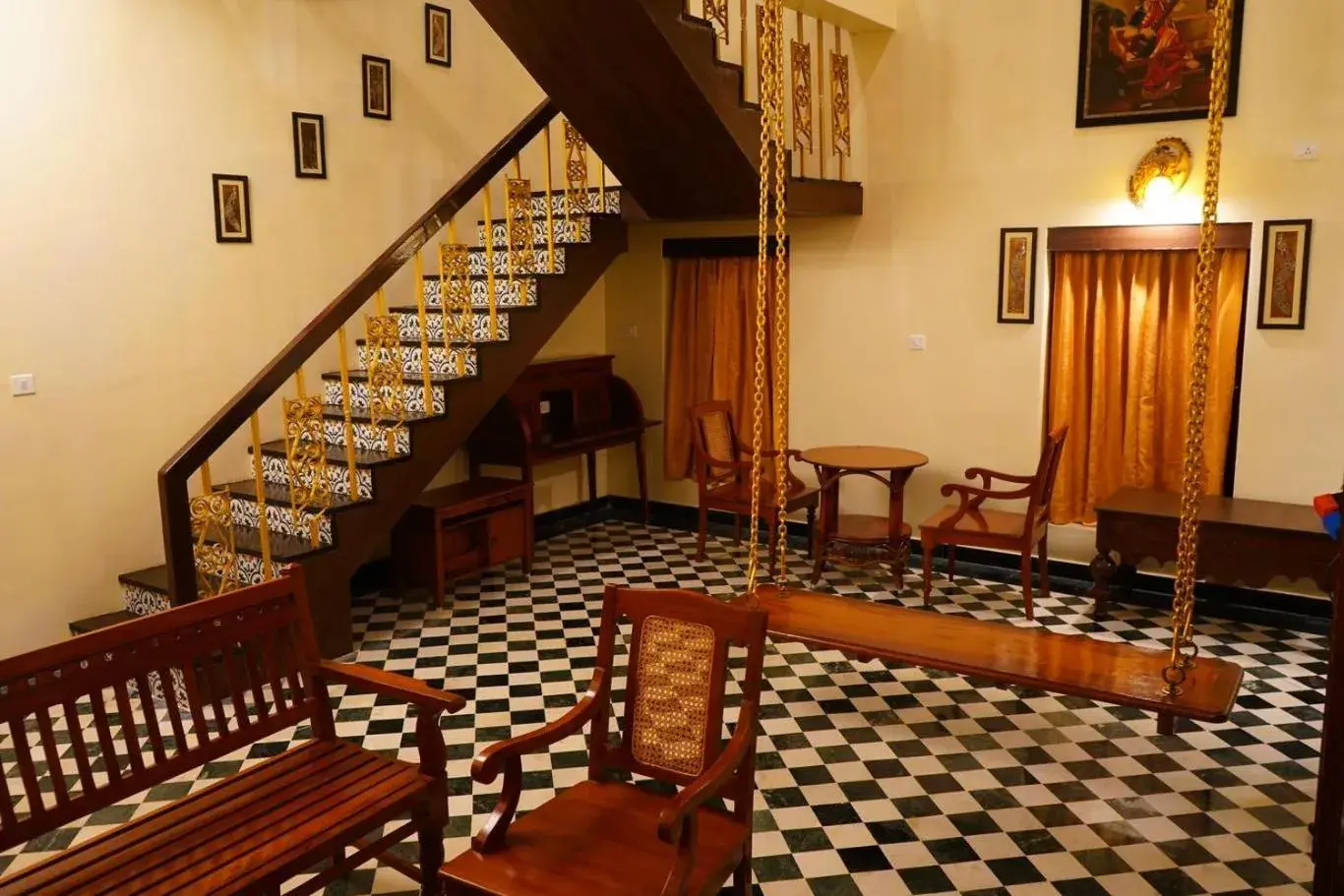 Living room in A R Thangakottai Living room in A R Thangakottai