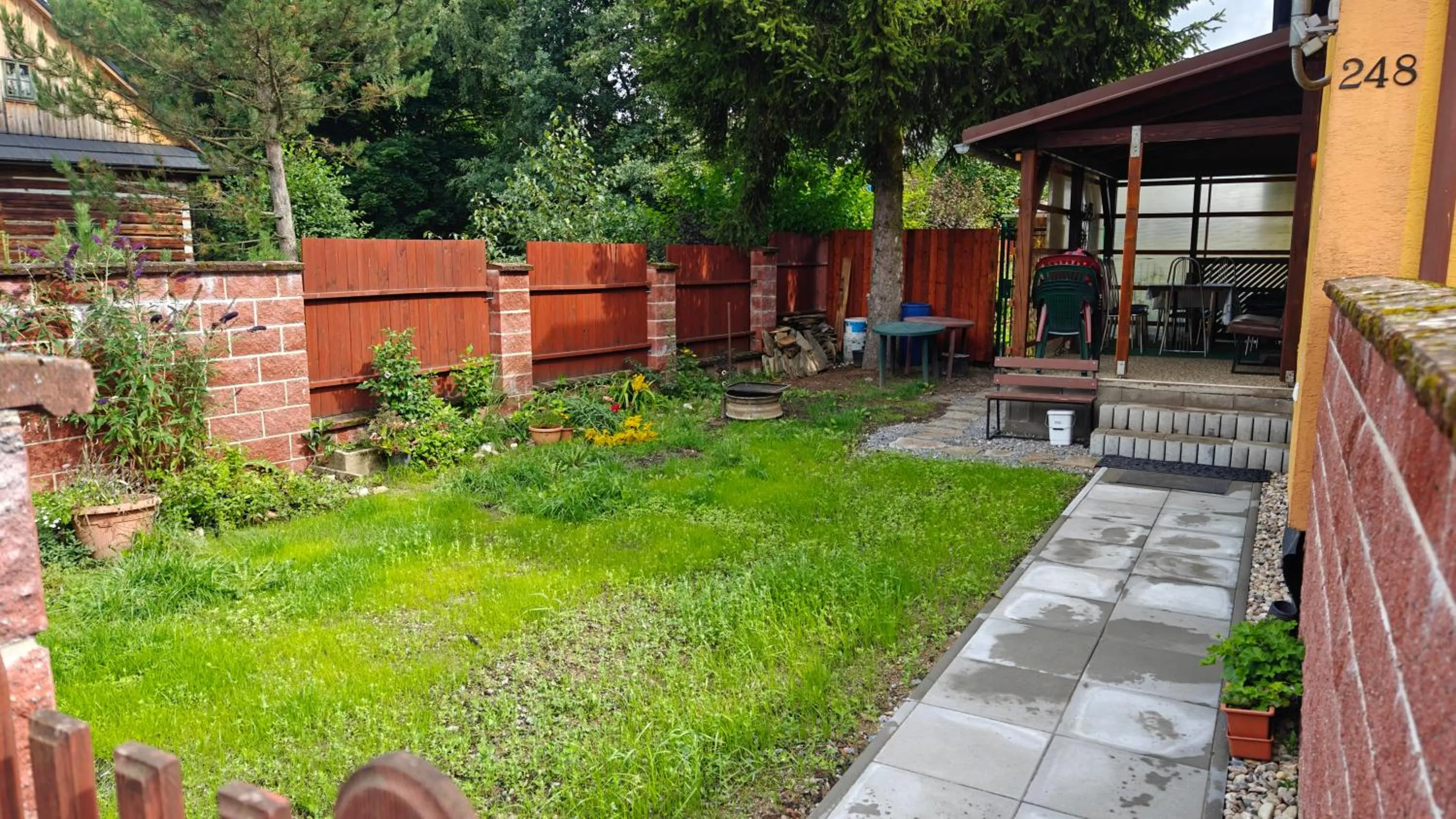 Garden in Penzion Majka