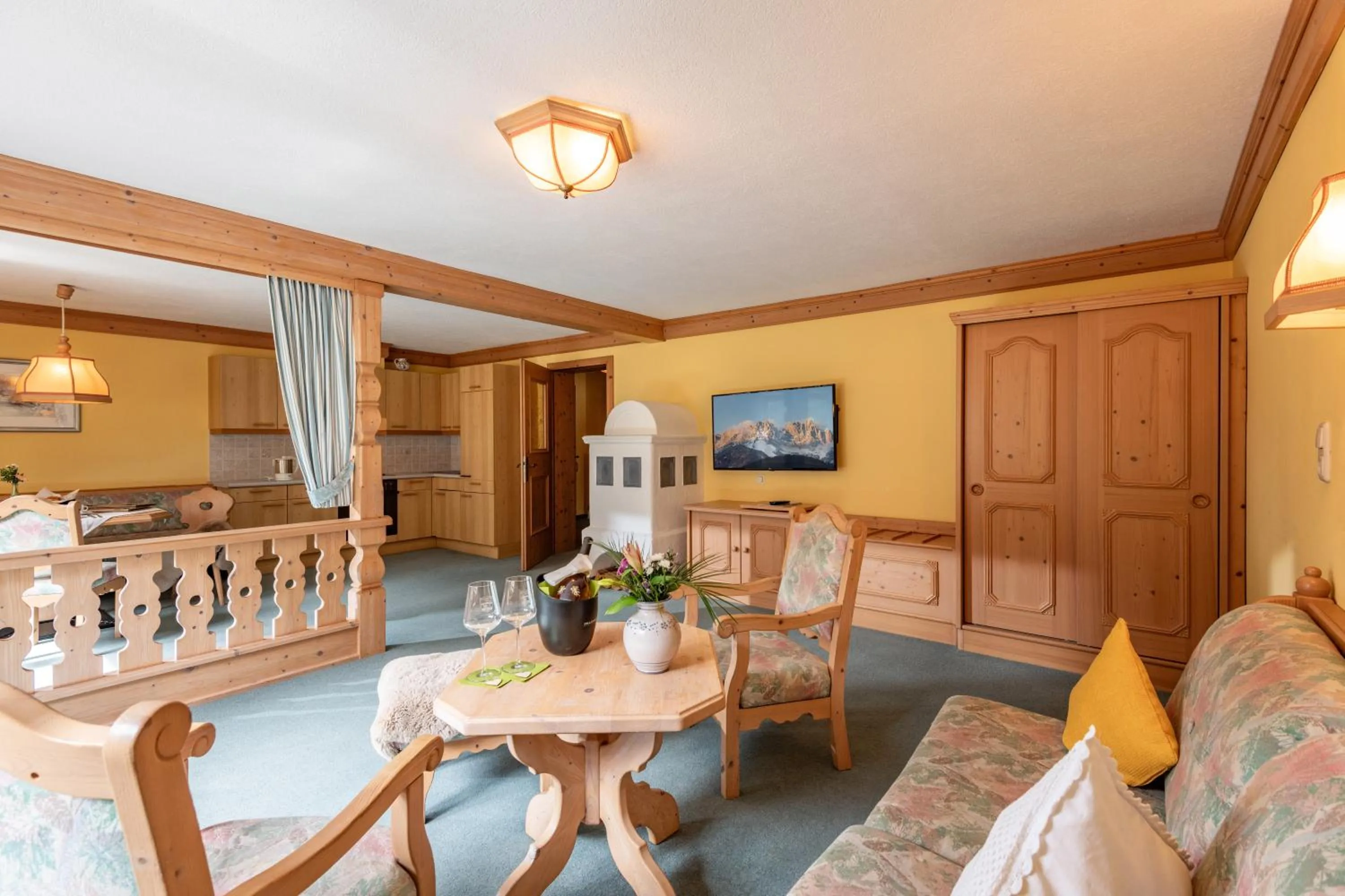 Living room in Hochfeldalm