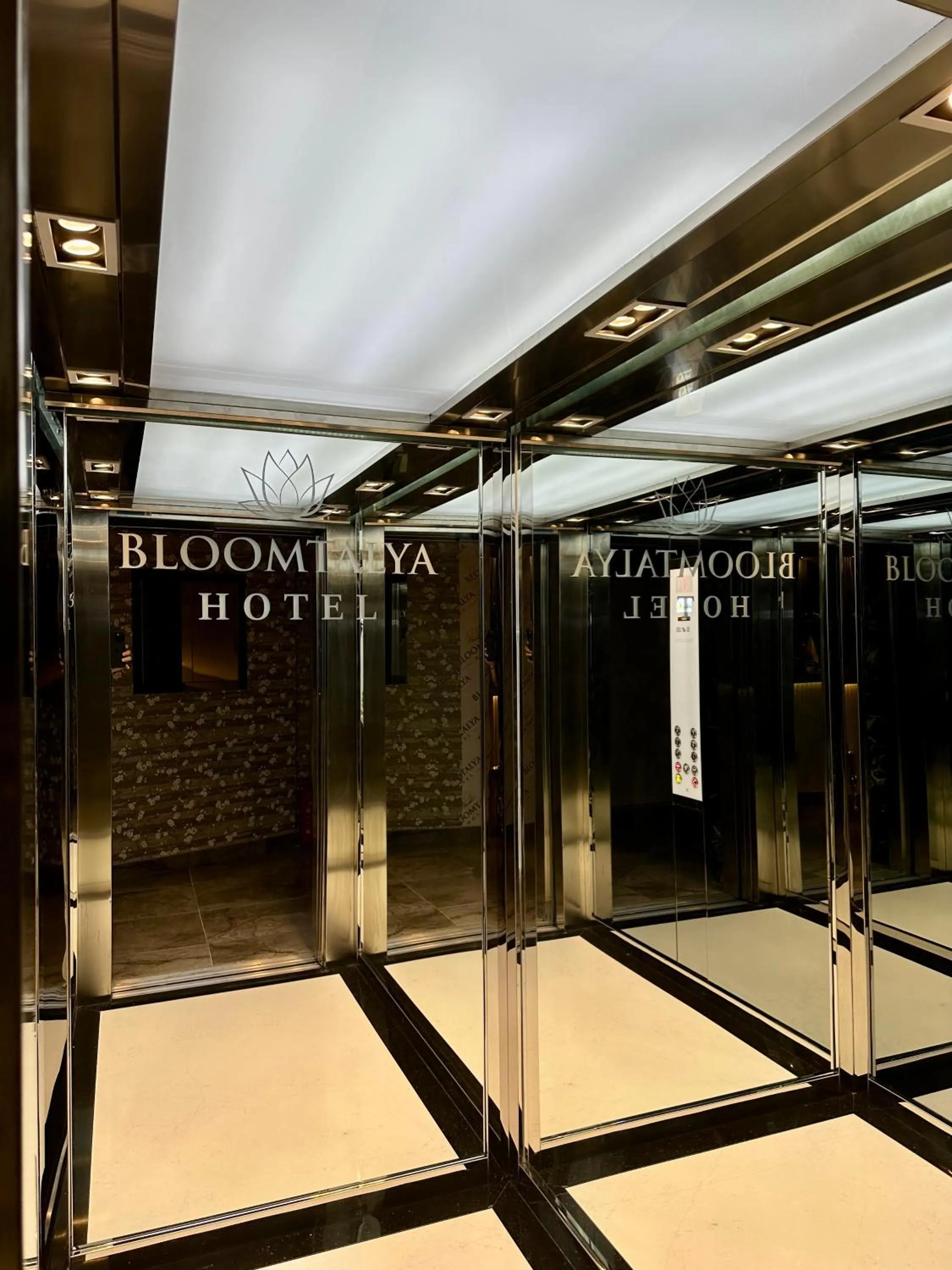 elevator in Bloomtalya Hotel