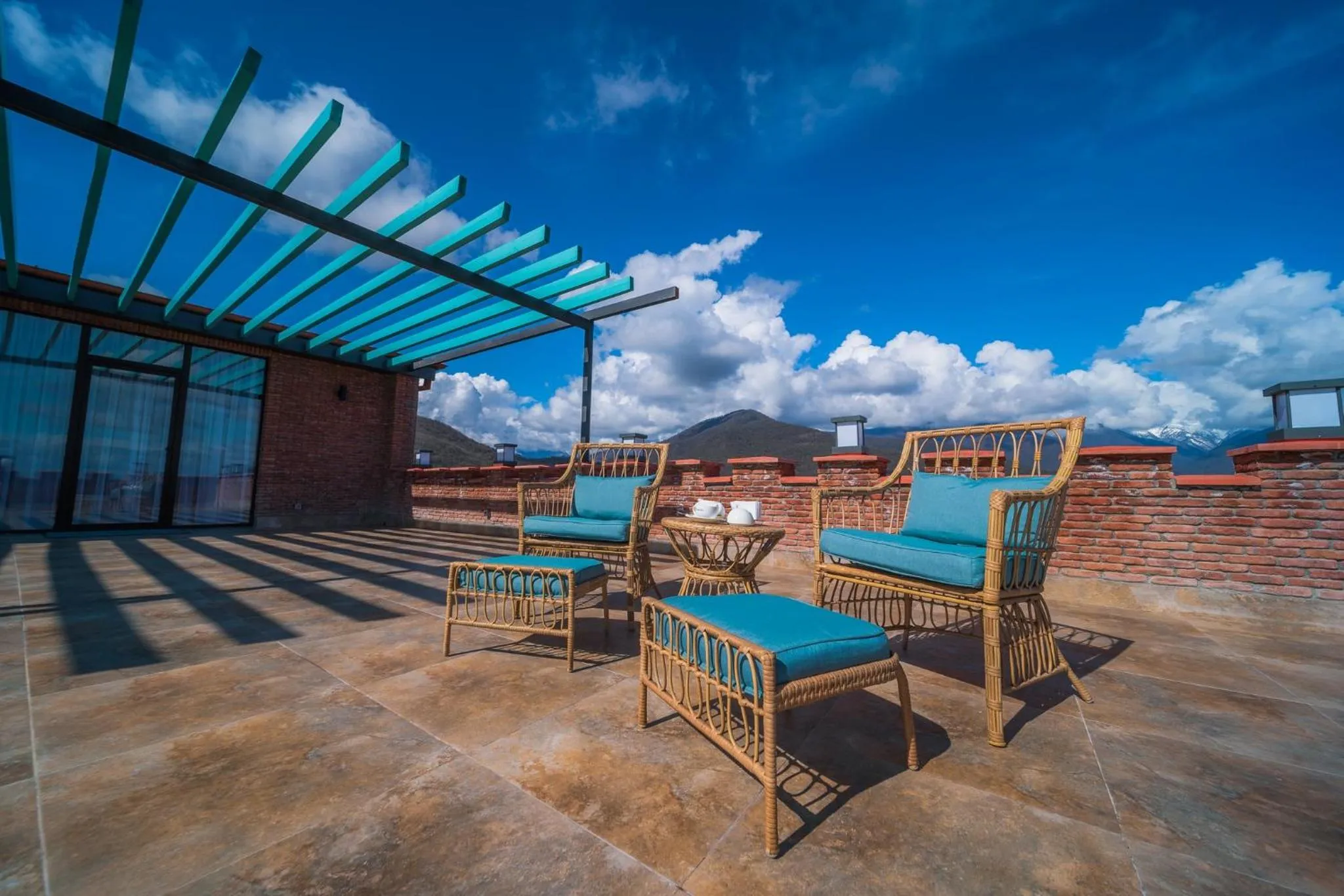 Patio in Burki Castle & Cellar