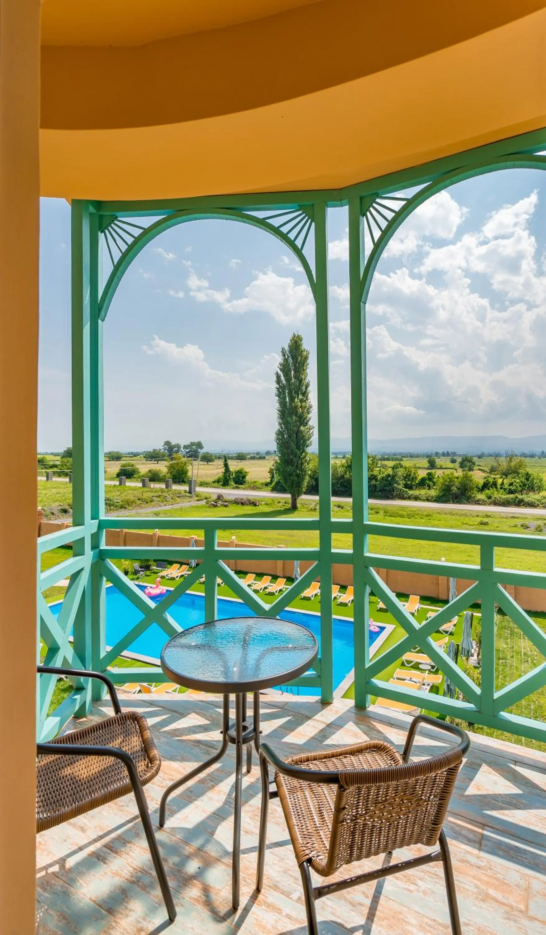Patio in Burki Castle & Cellar