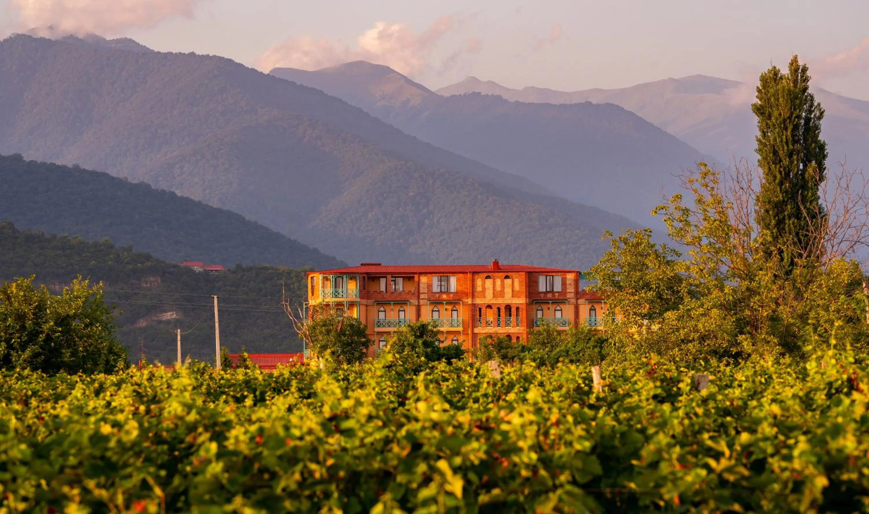 Natural landscape in Burki Castle & Cellar