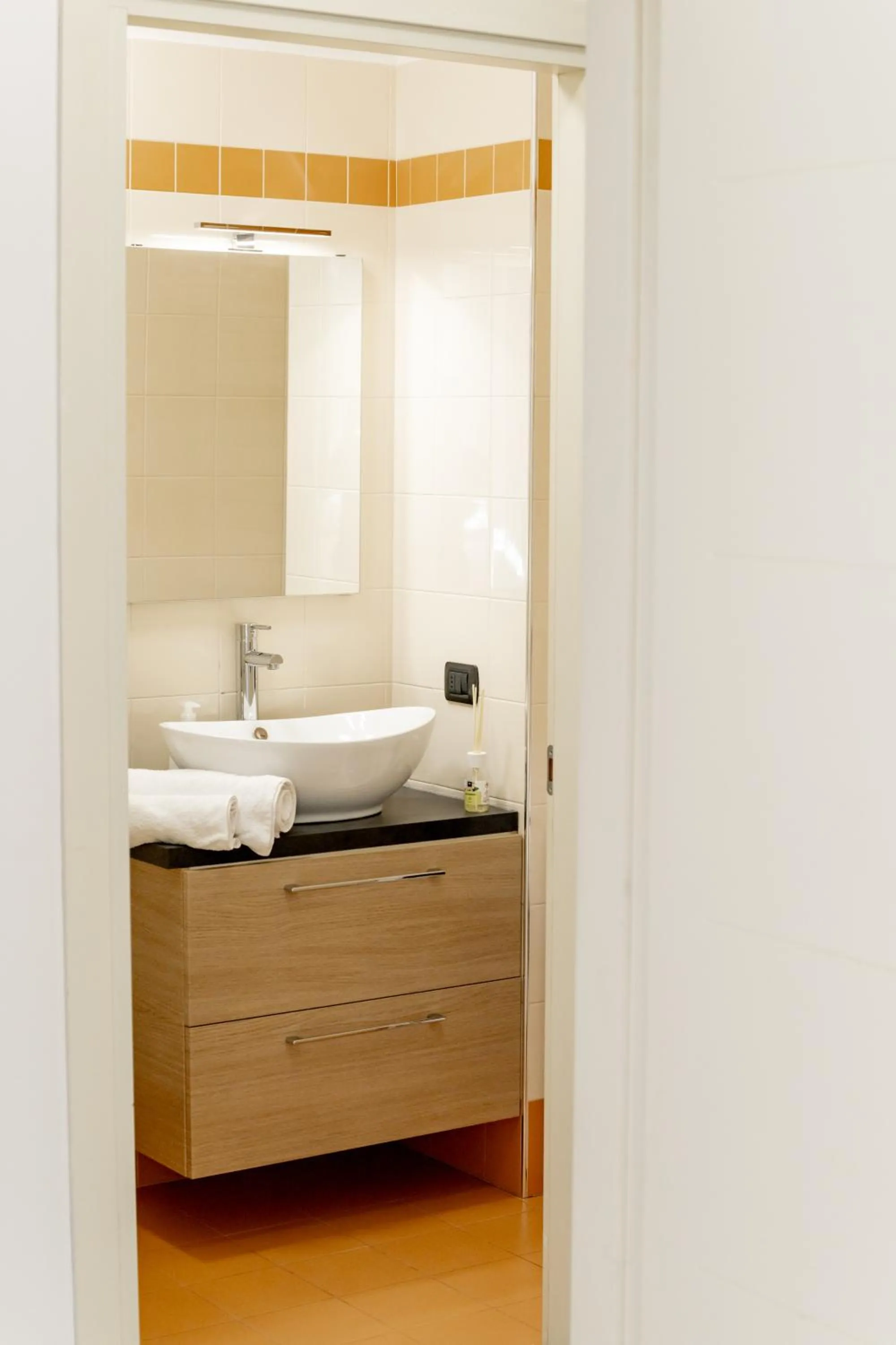 Bathroom, Bed in Ca'Rosa Venezia