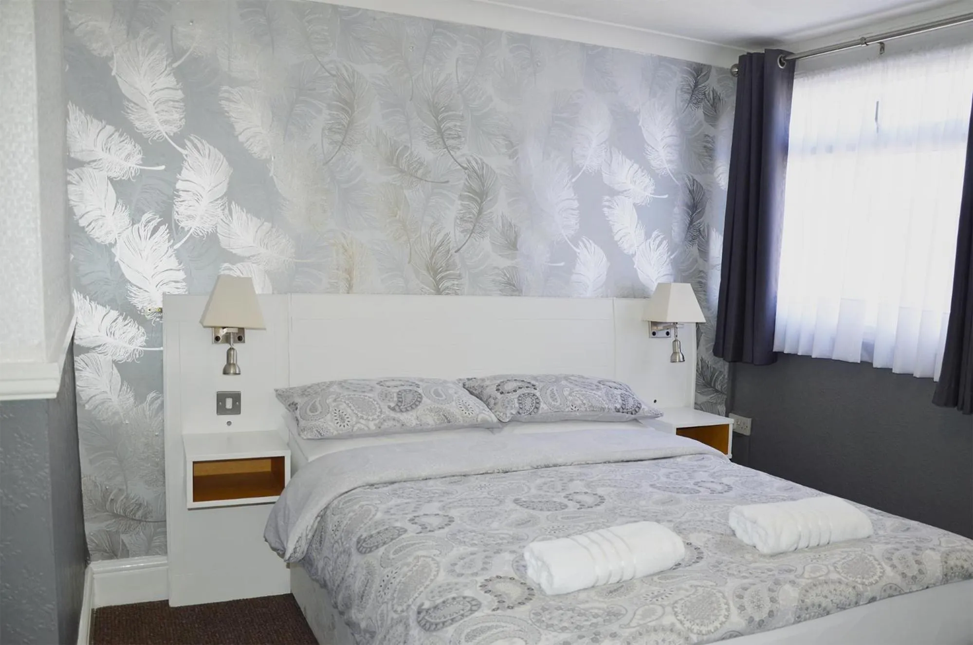 Bed in The Gurkha Hotel