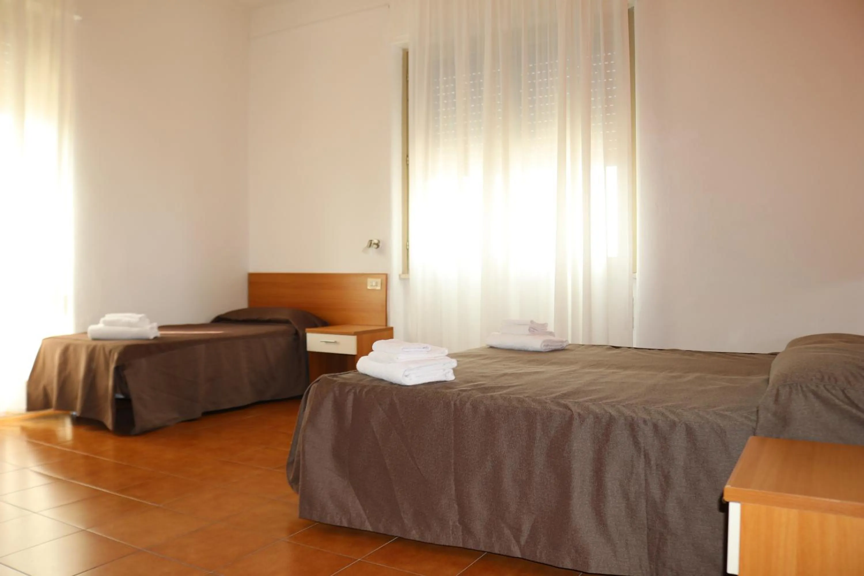 Bed in Hotel Villa Trieste