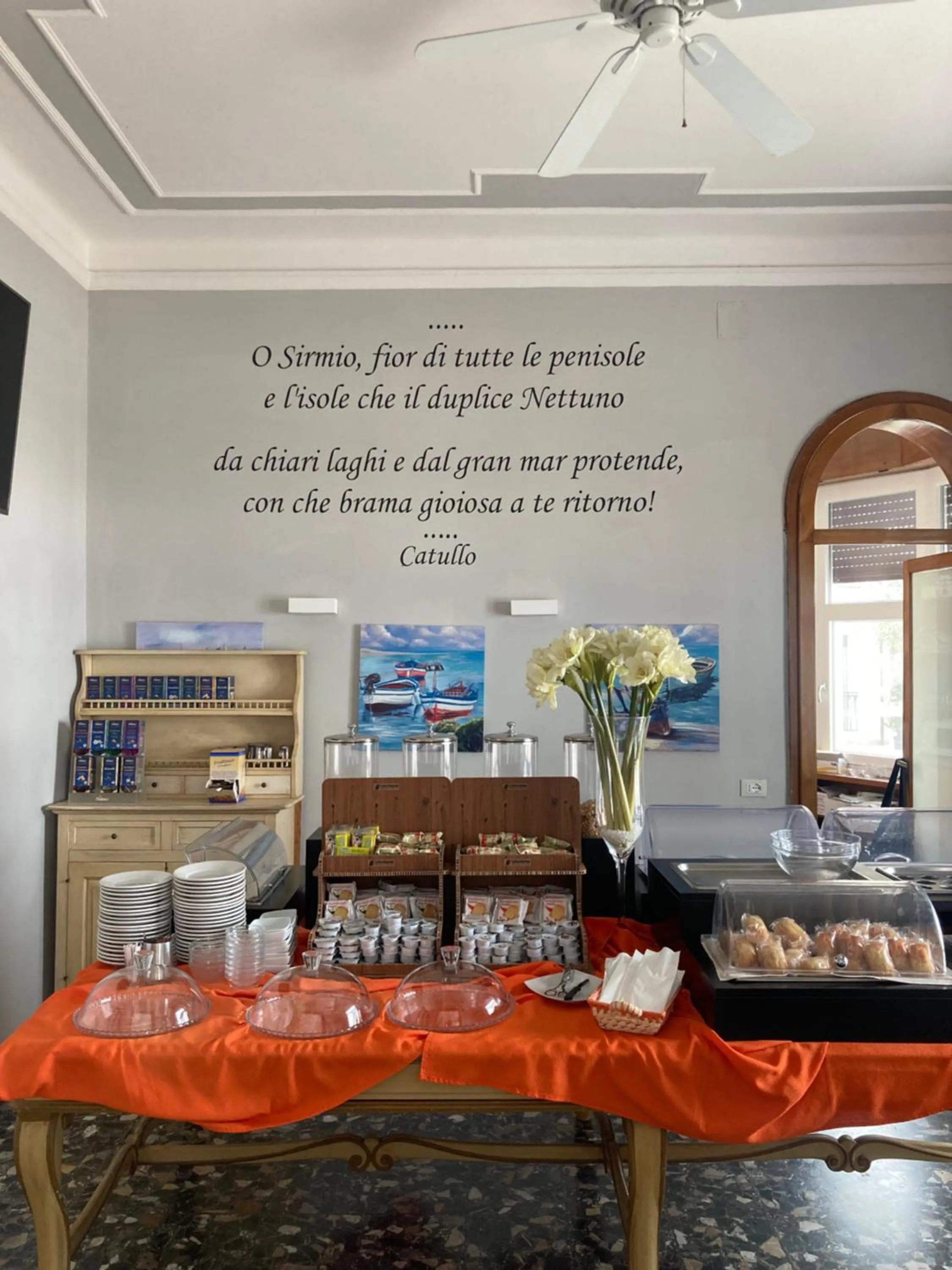 Breakfast in Hotel Villa Trieste