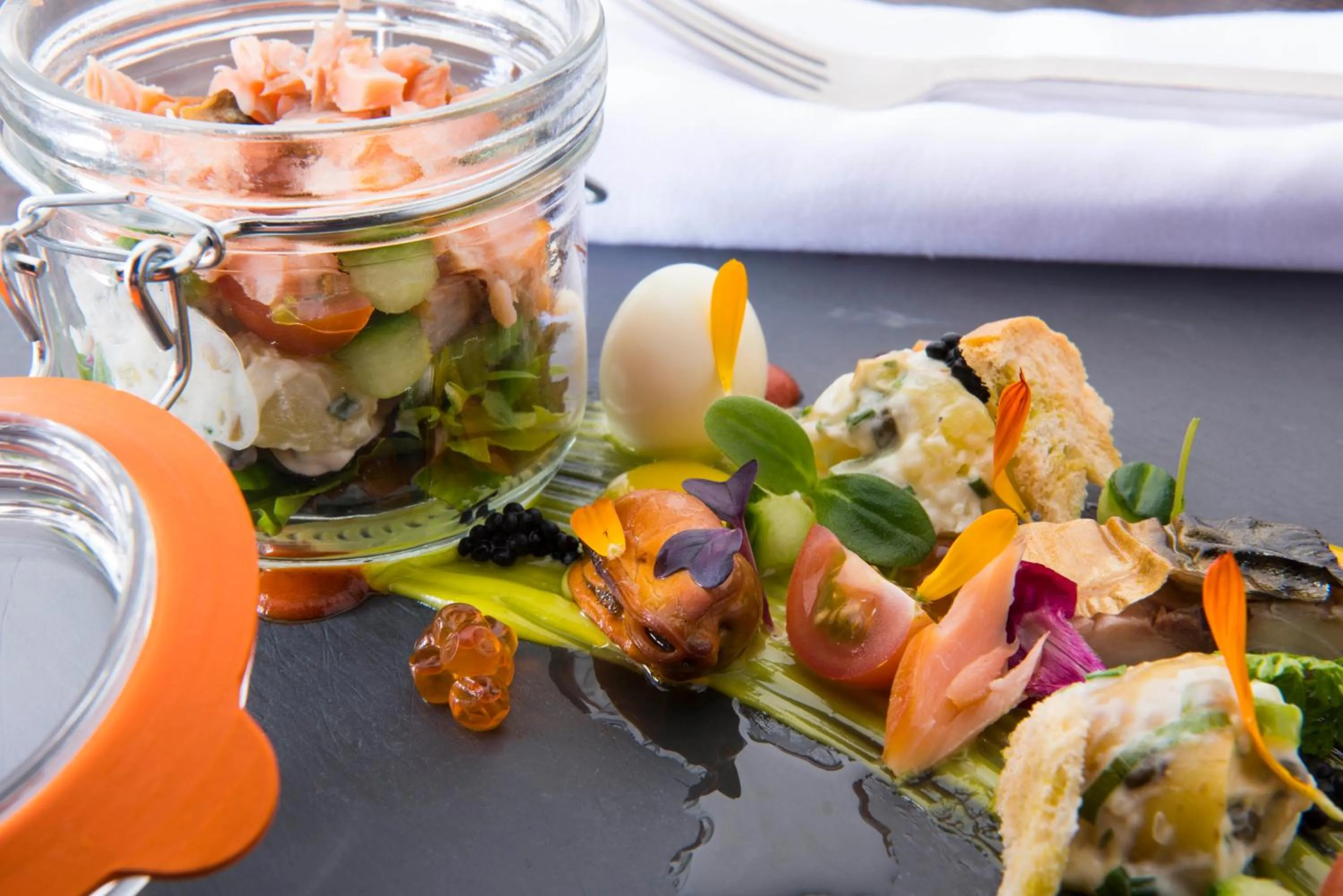 Food and drinks in The Glenmoriston Townhouse Hotel