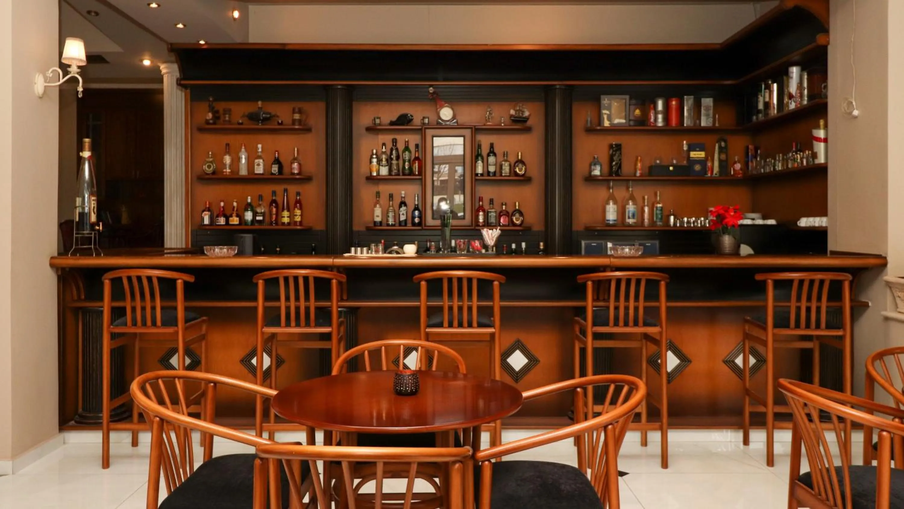 Lounge or bar in Hotel Orfeas