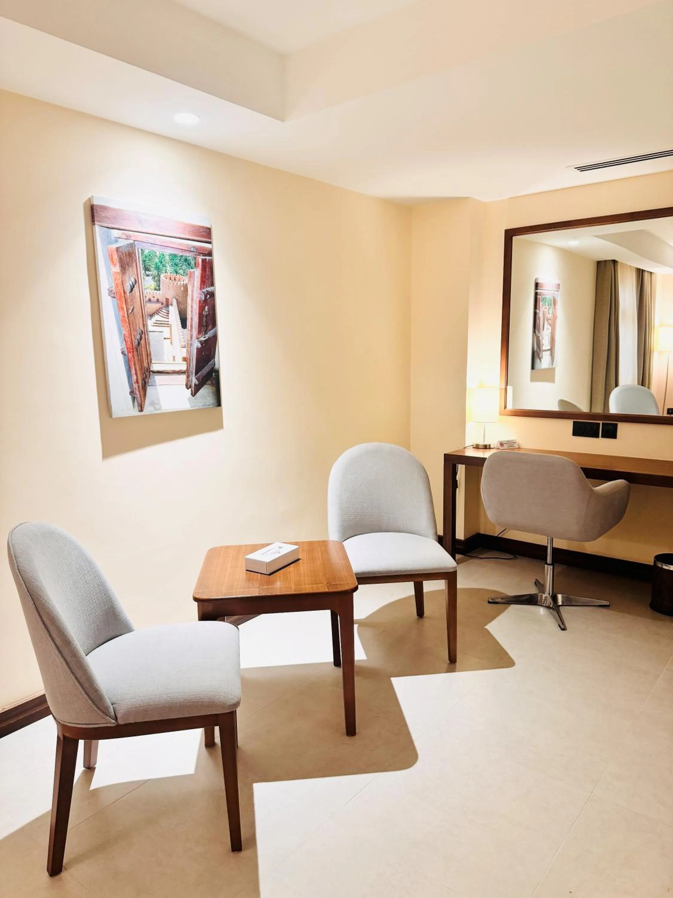 Seating area in Kyriad Hotel Salalah