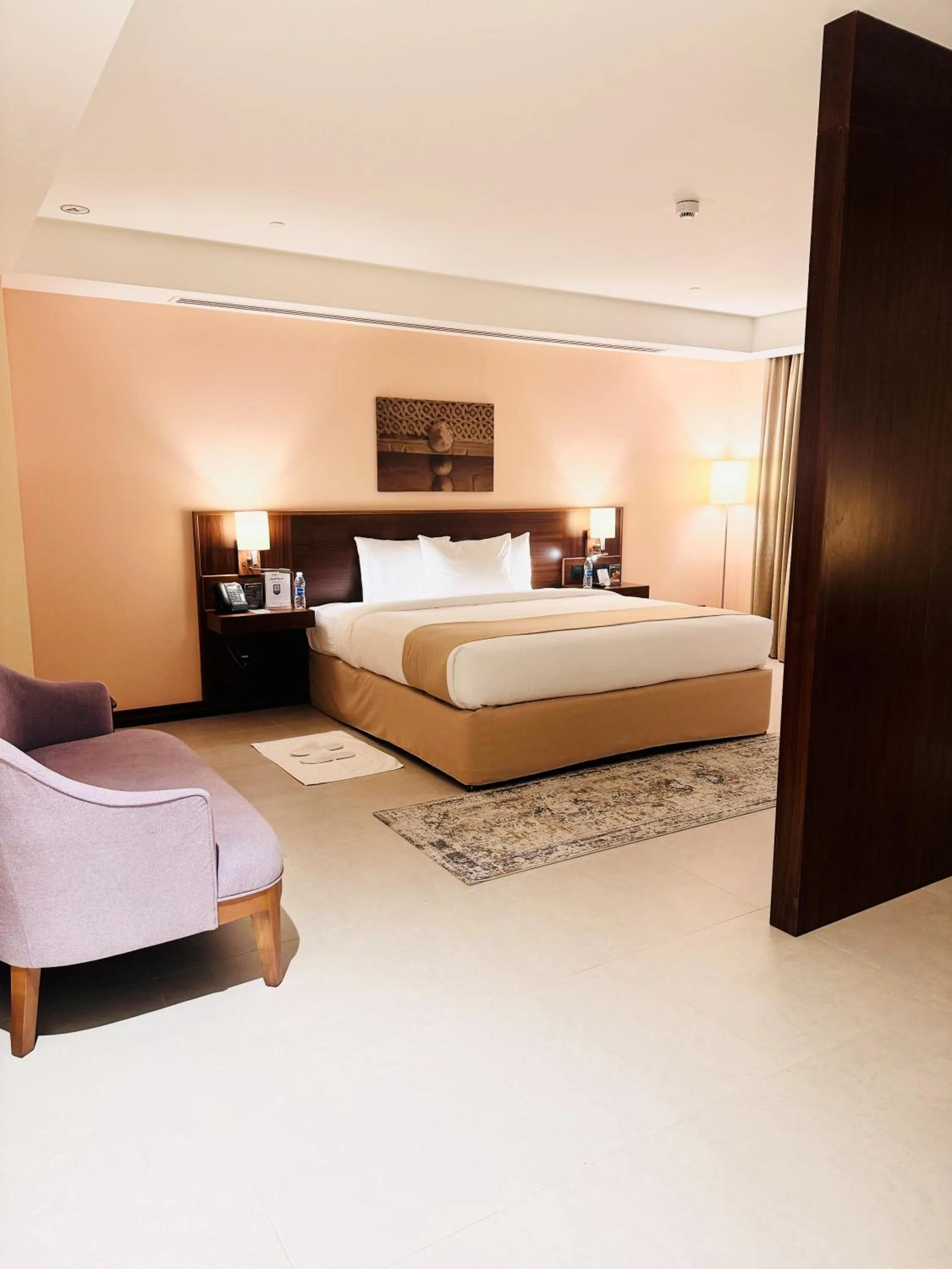 Bed in Kyriad Hotel Salalah