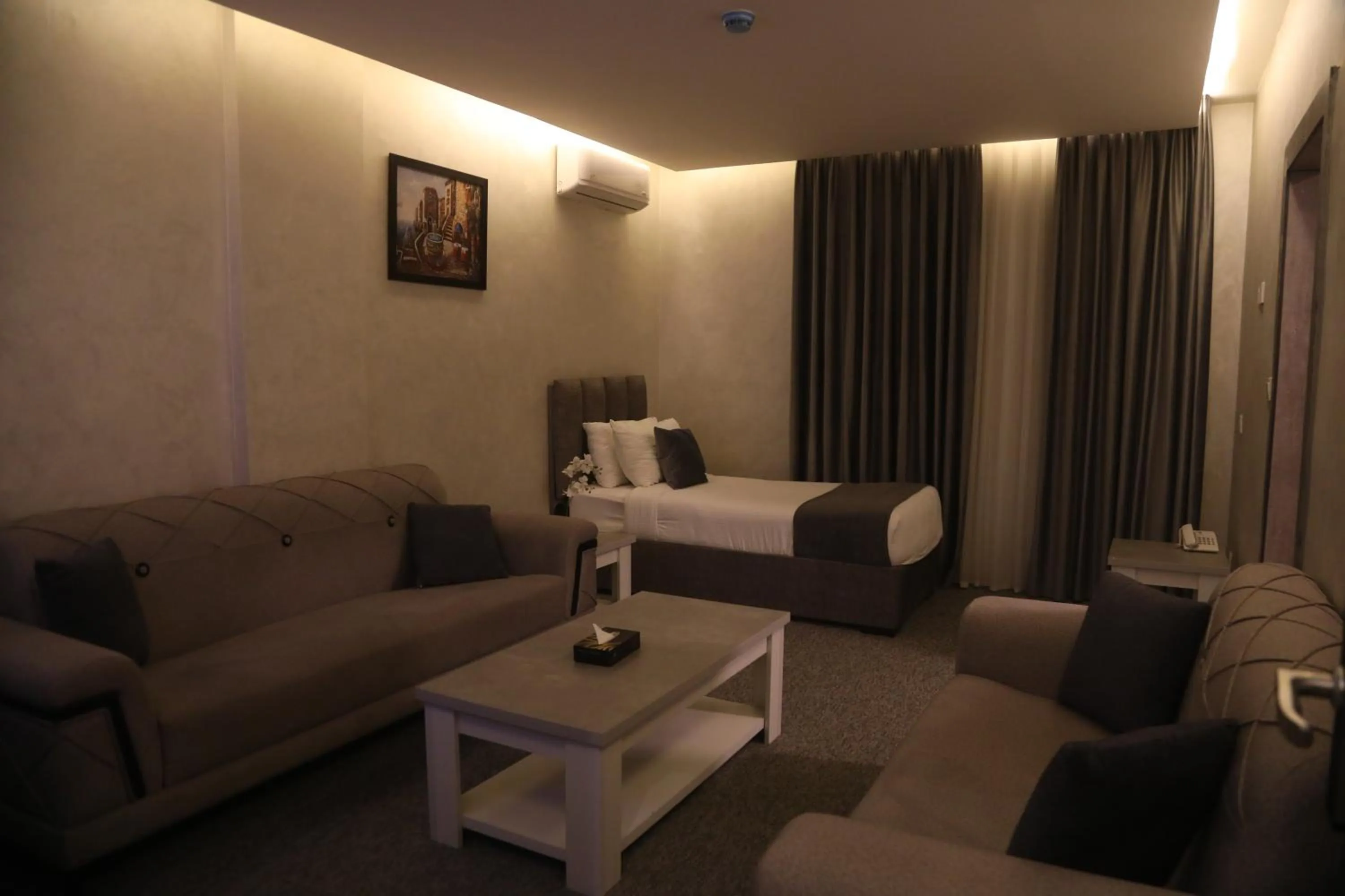 Bed in Kaya Hotel Amman