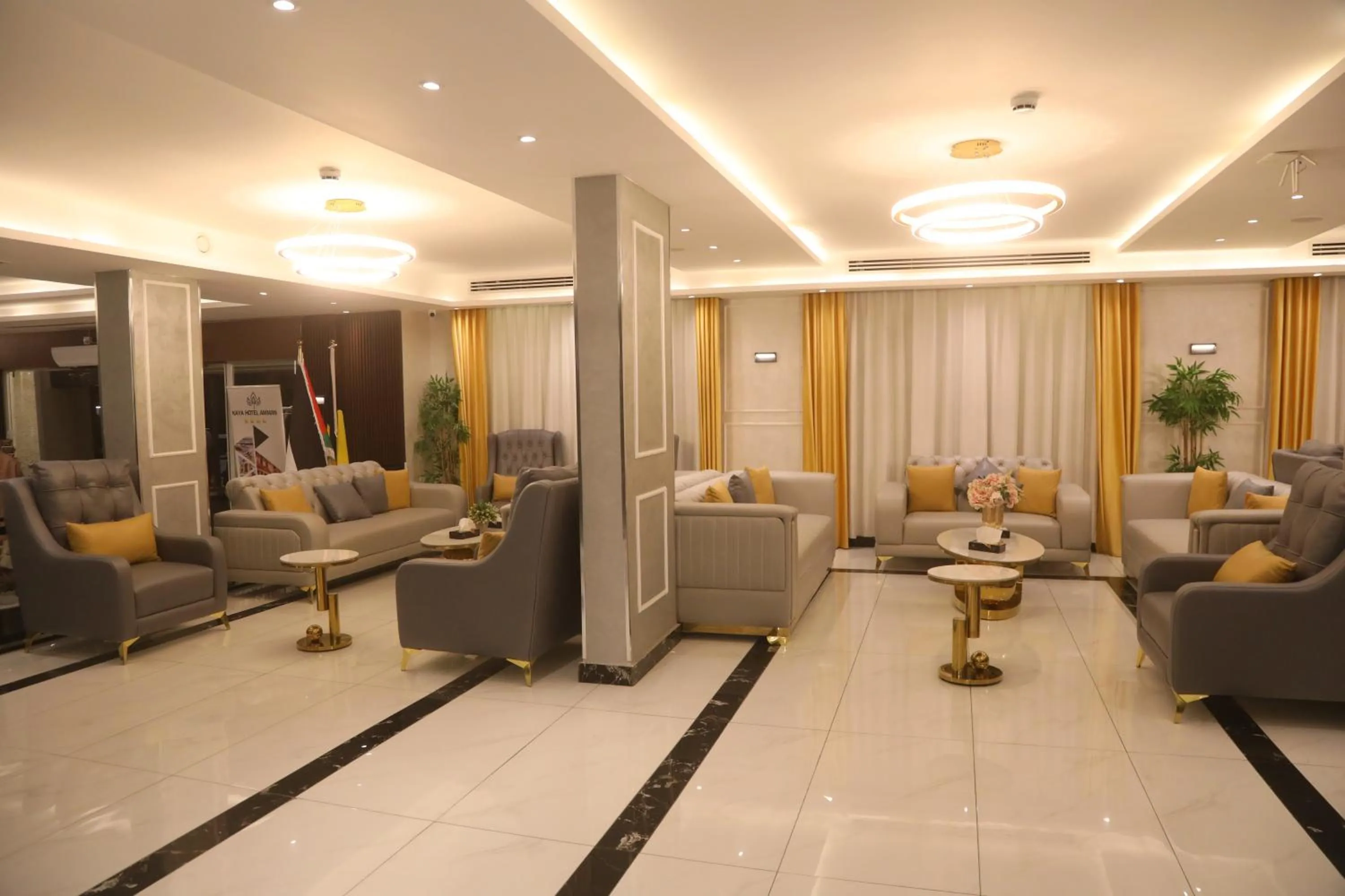 Lobby or reception in Kaya Hotel Amman