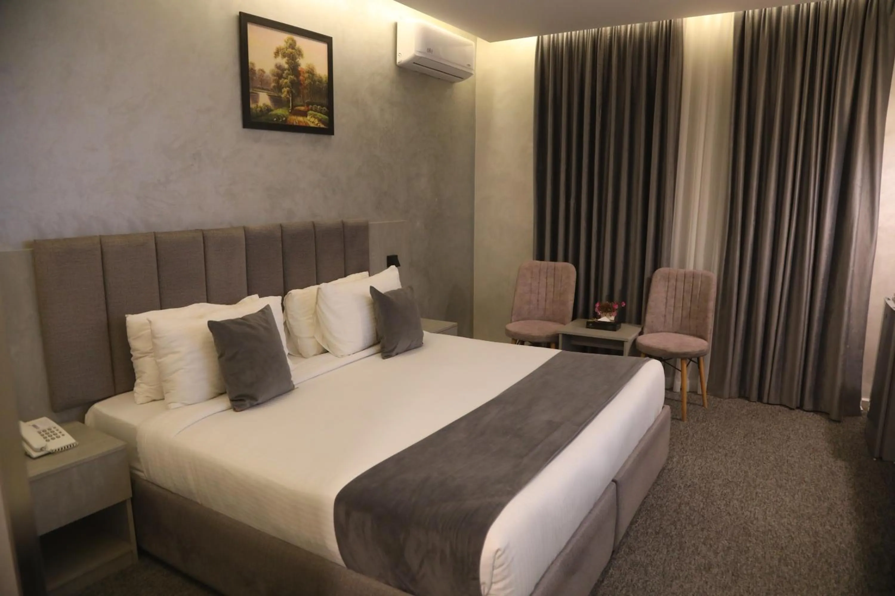 Bed in Kaya Hotel Amman