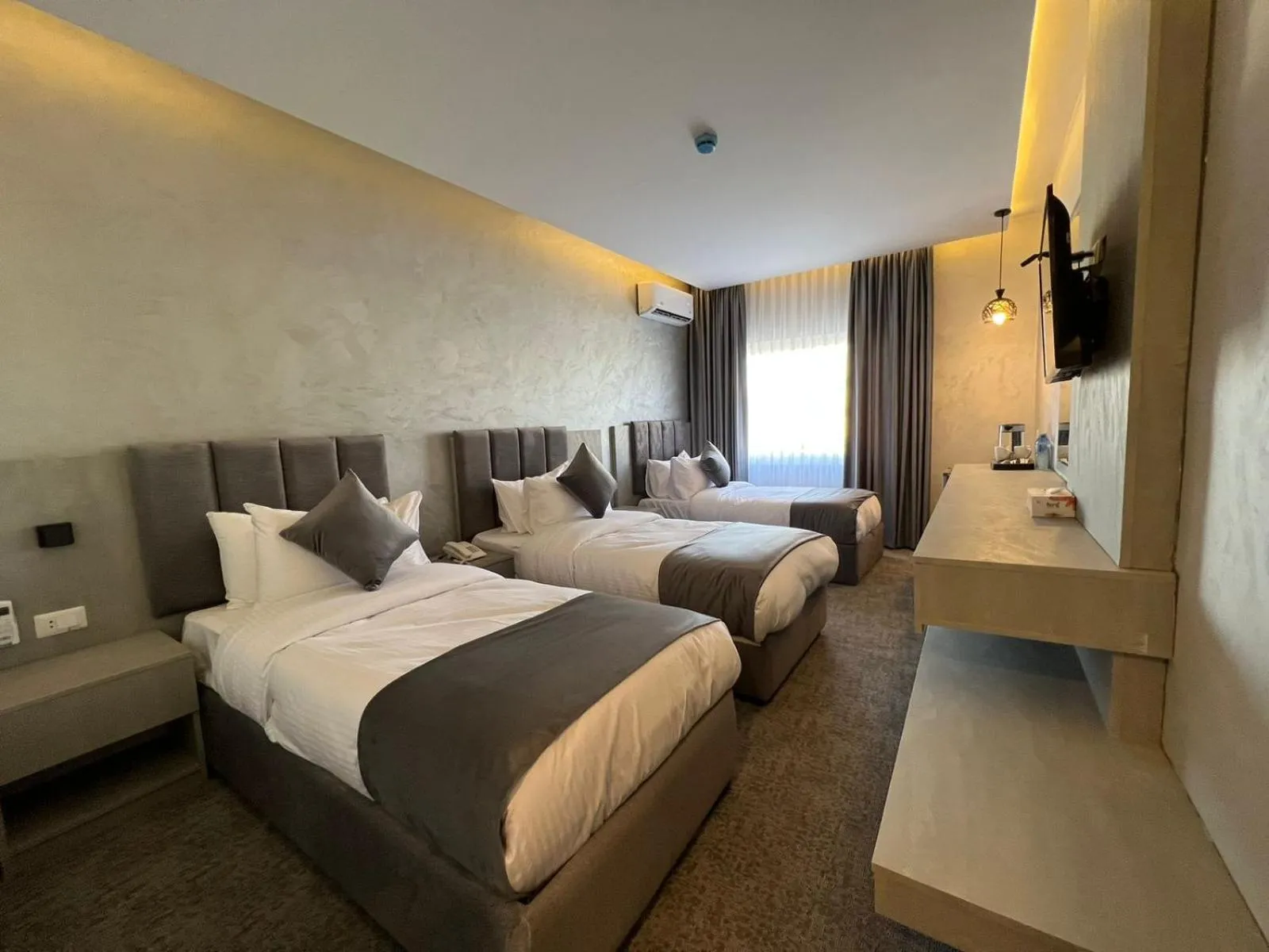 Bed in Kaya Hotel Amman