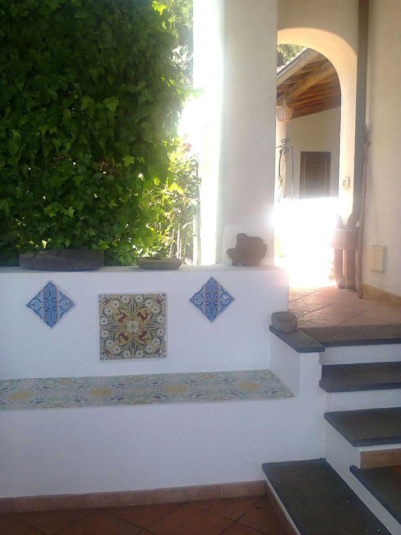 Patio in Bed and Breakfast Villa Angelina