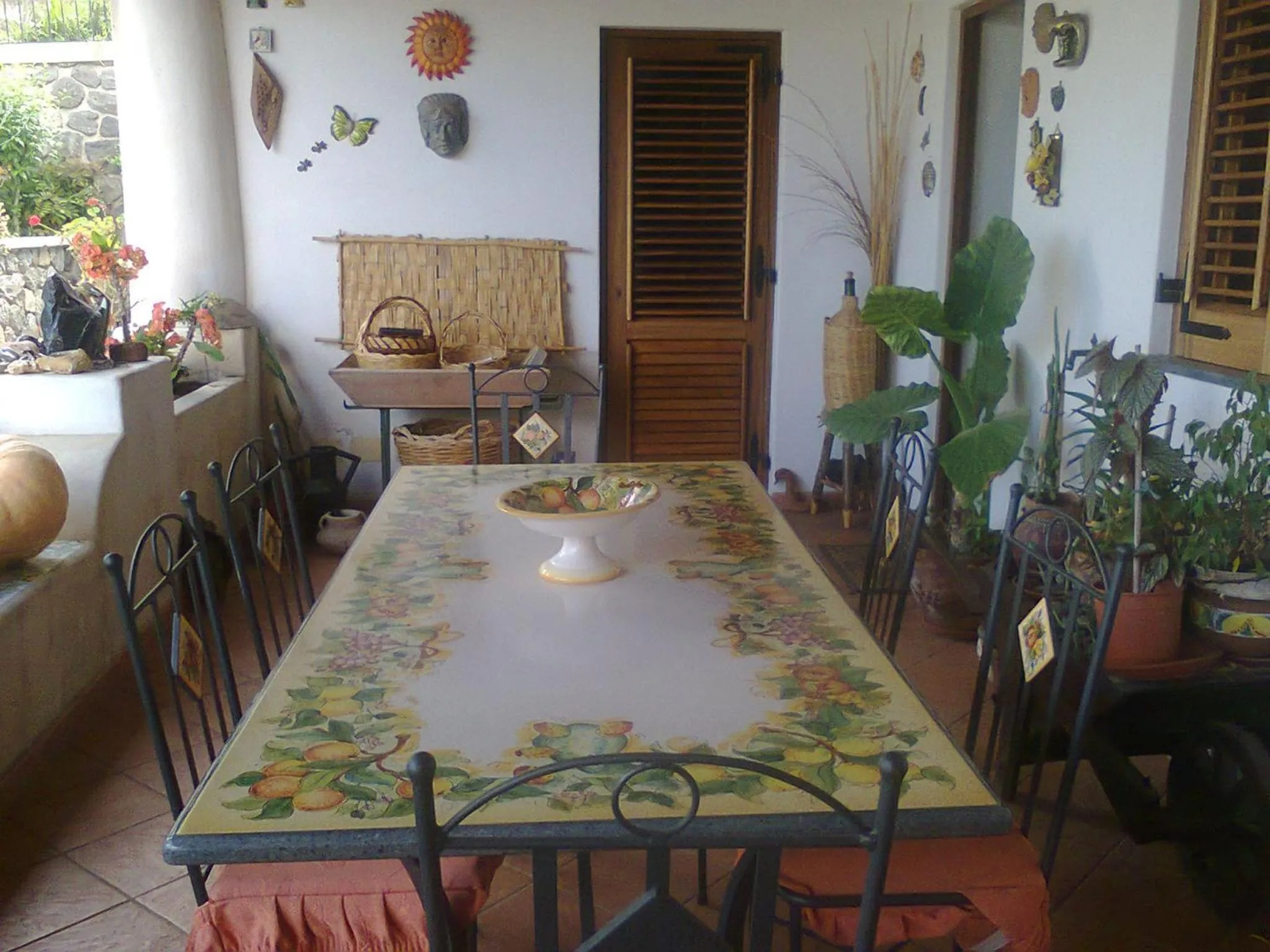 Patio in Bed and Breakfast Villa Angelina