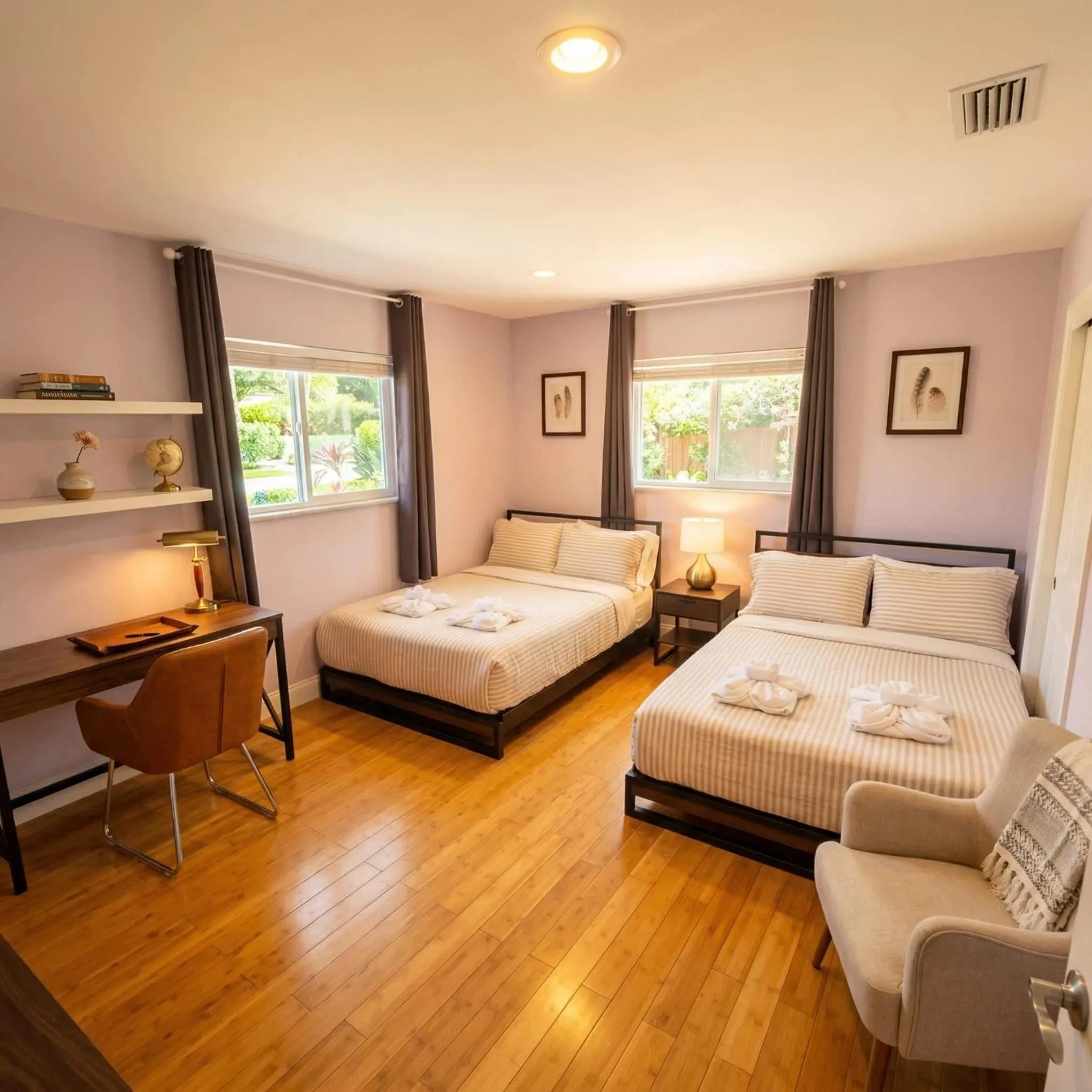 Bed in Hidden Gem Vacation Villa w Private Pool & TikiHut
