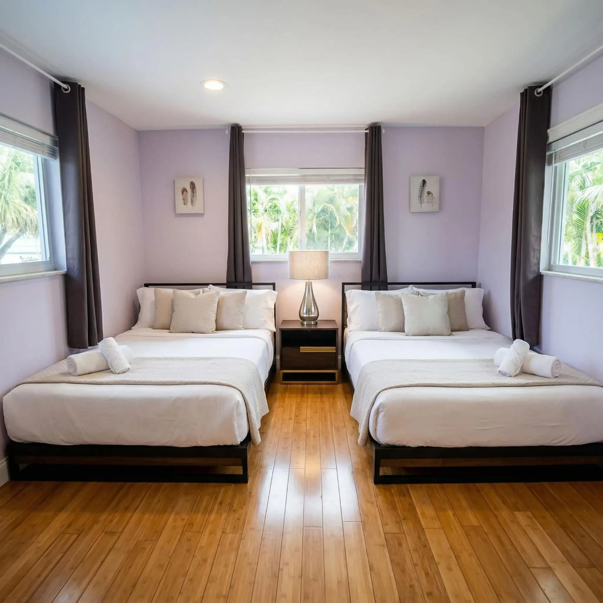 Bed in Hidden Gem Vacation Villa w Private Pool & TikiHut