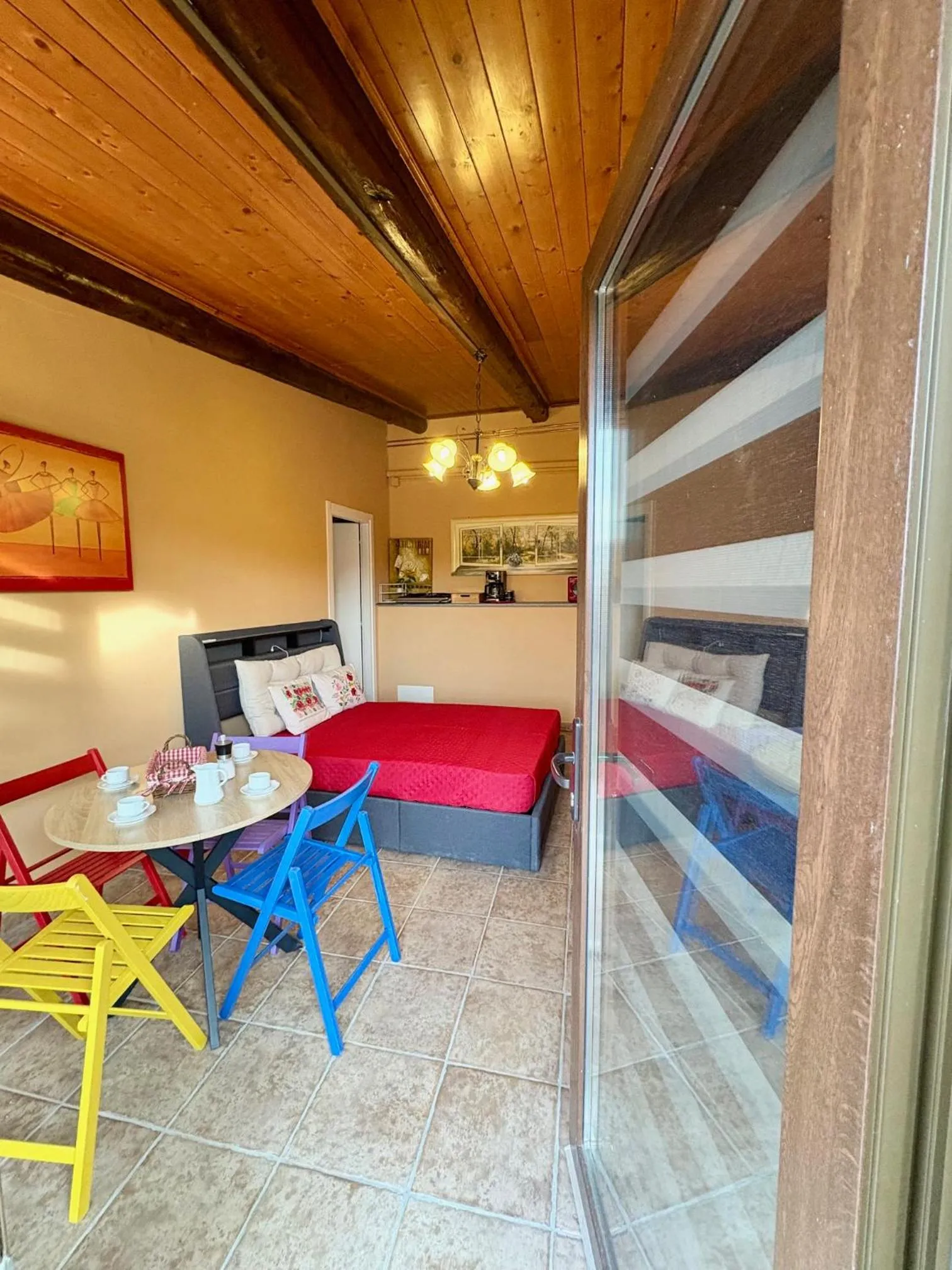 Seating area in Residence delle Rose