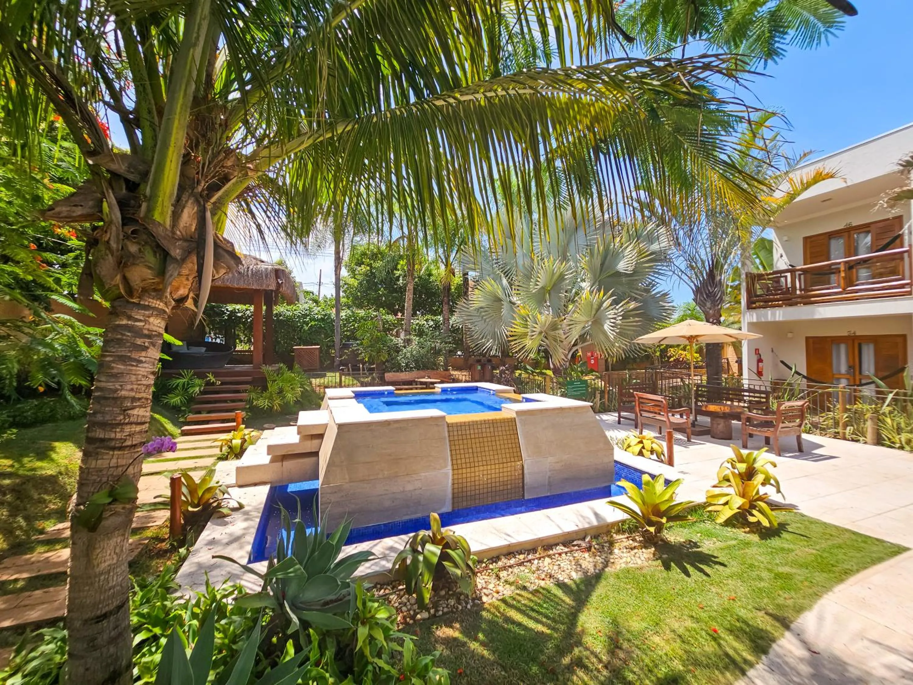 Pool view in Arte da Natureza Hotel Bonito