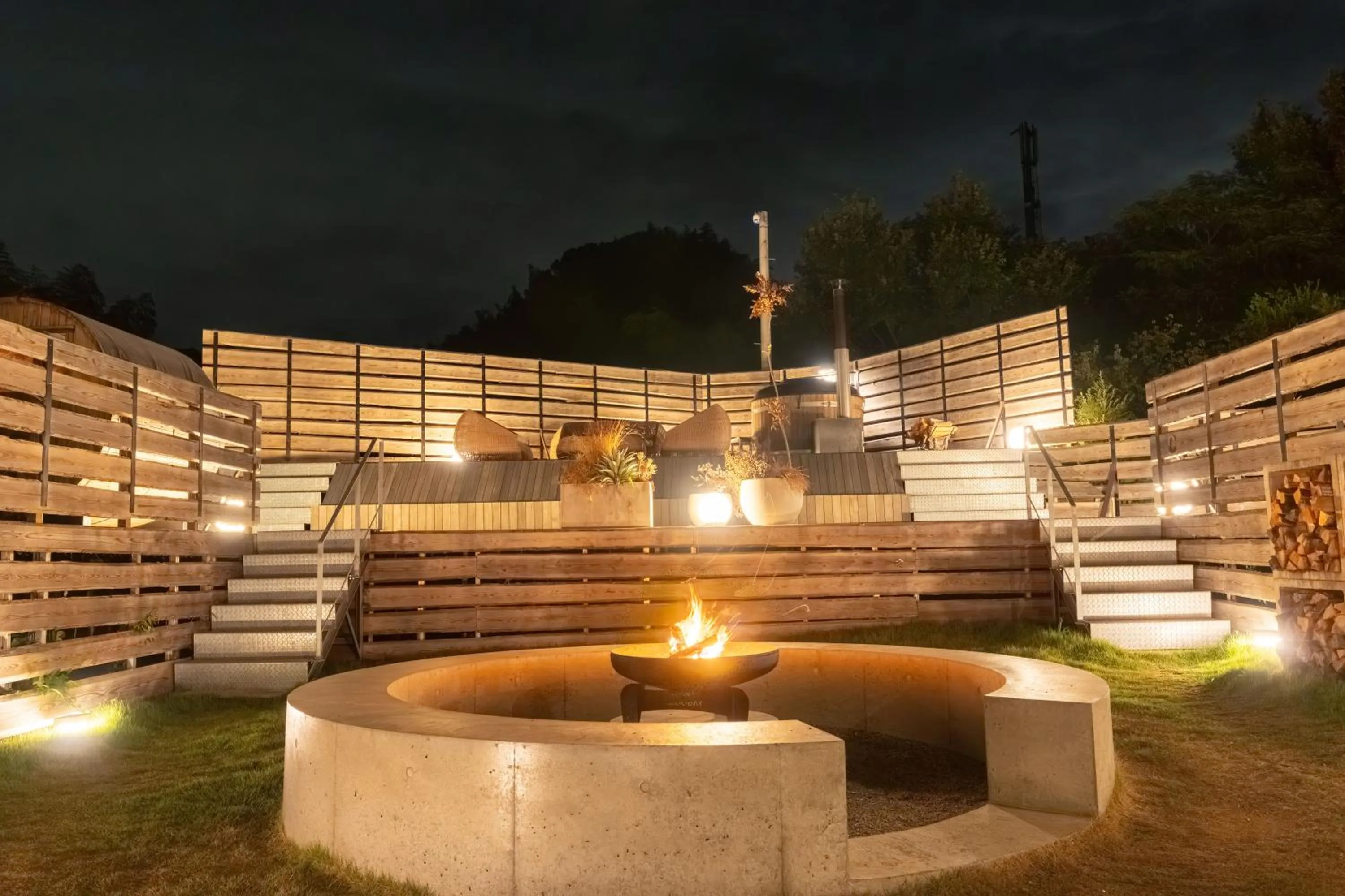 Night in villa vacances hamanako