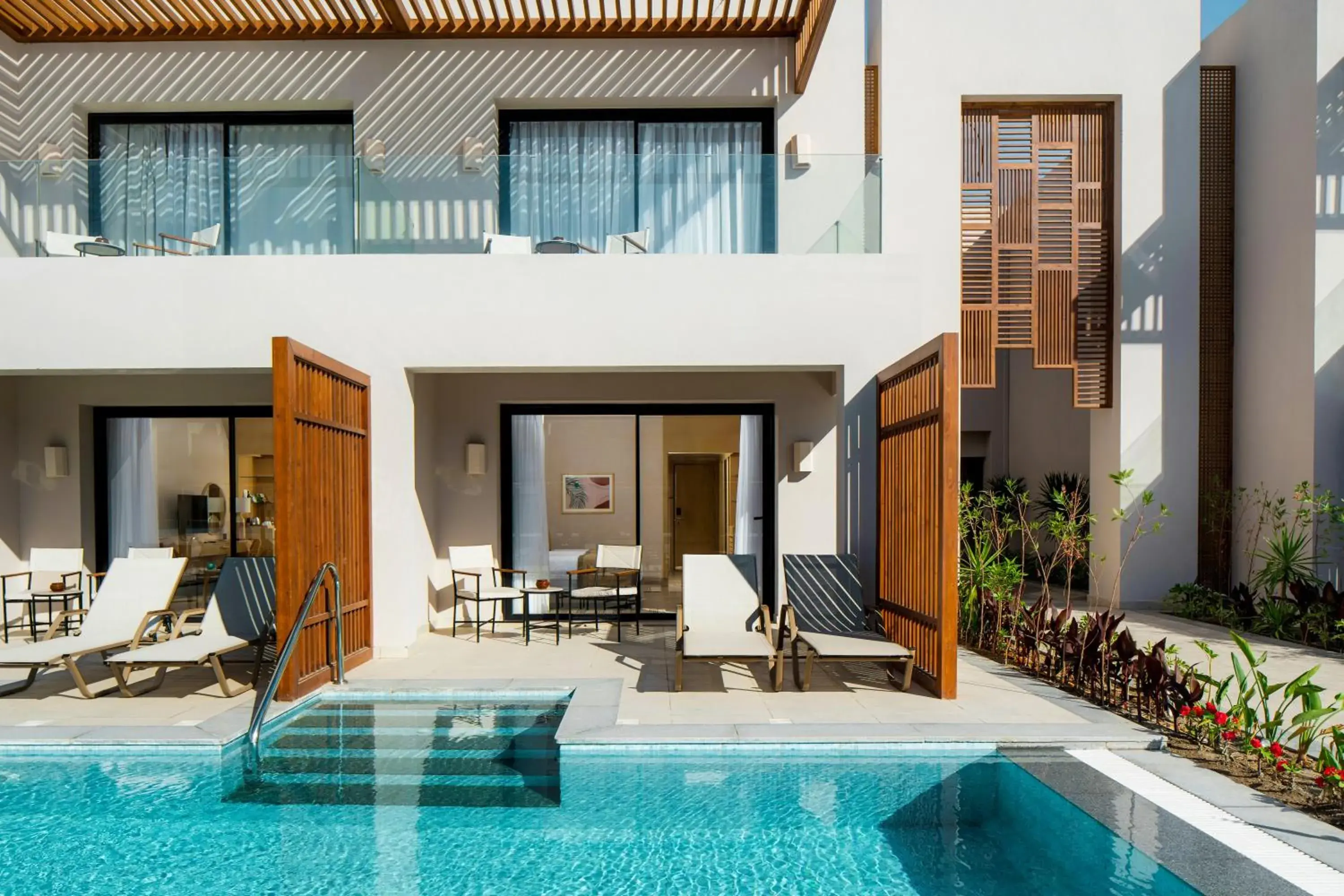 Pool view in JAZ Elite Amara Pool view in JAZ Elite Amara