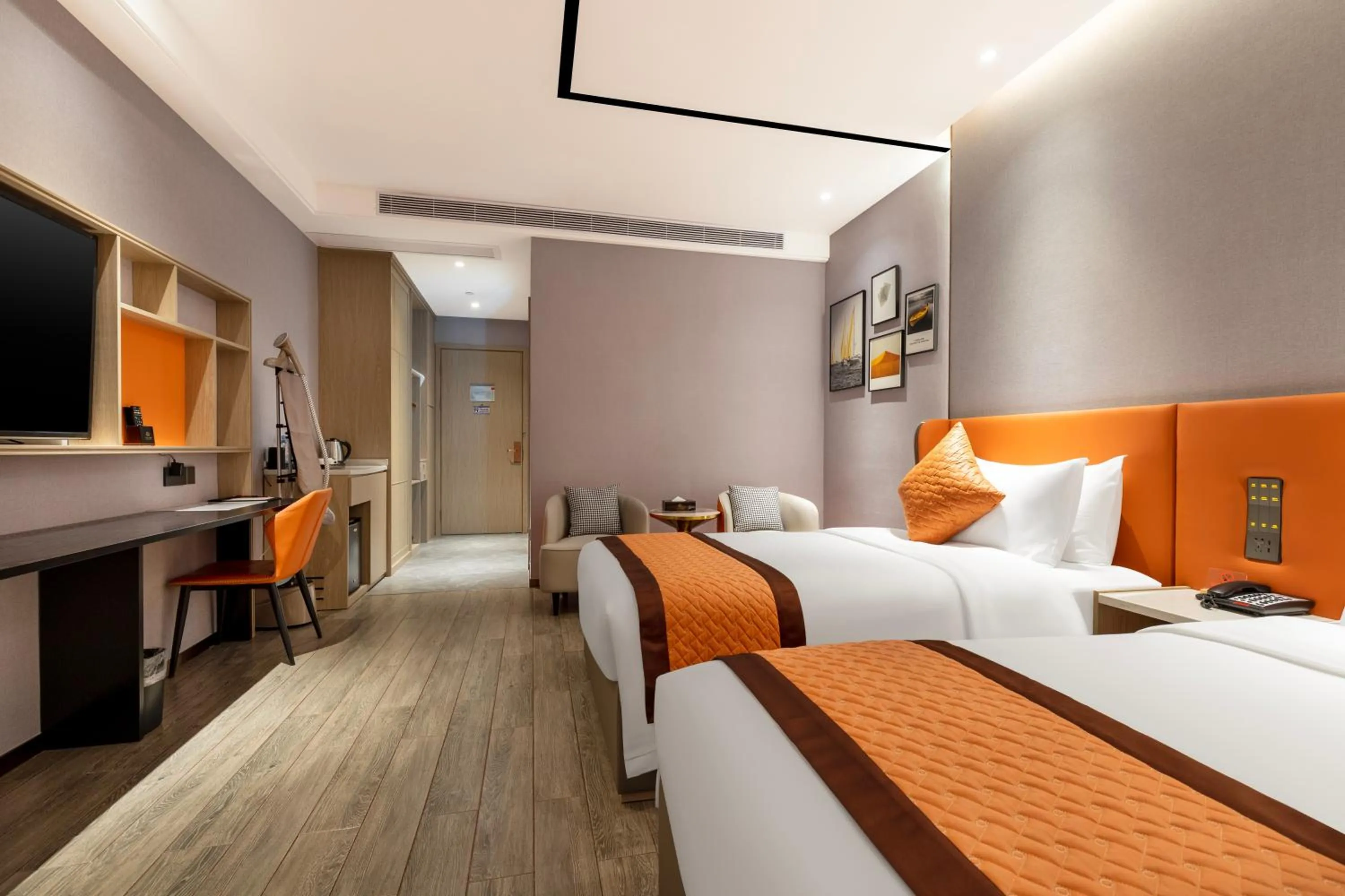 Bed in Guangzhou Yunjia Hotel - Airport Terminal 2