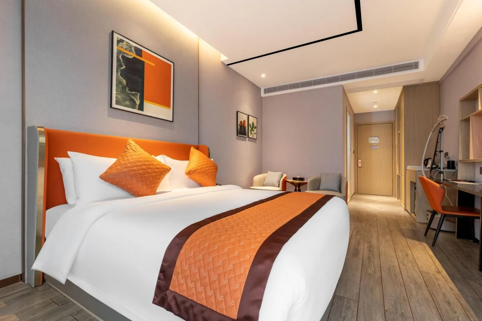 Bed in Guangzhou Yunjia Hotel - Airport Terminal 2