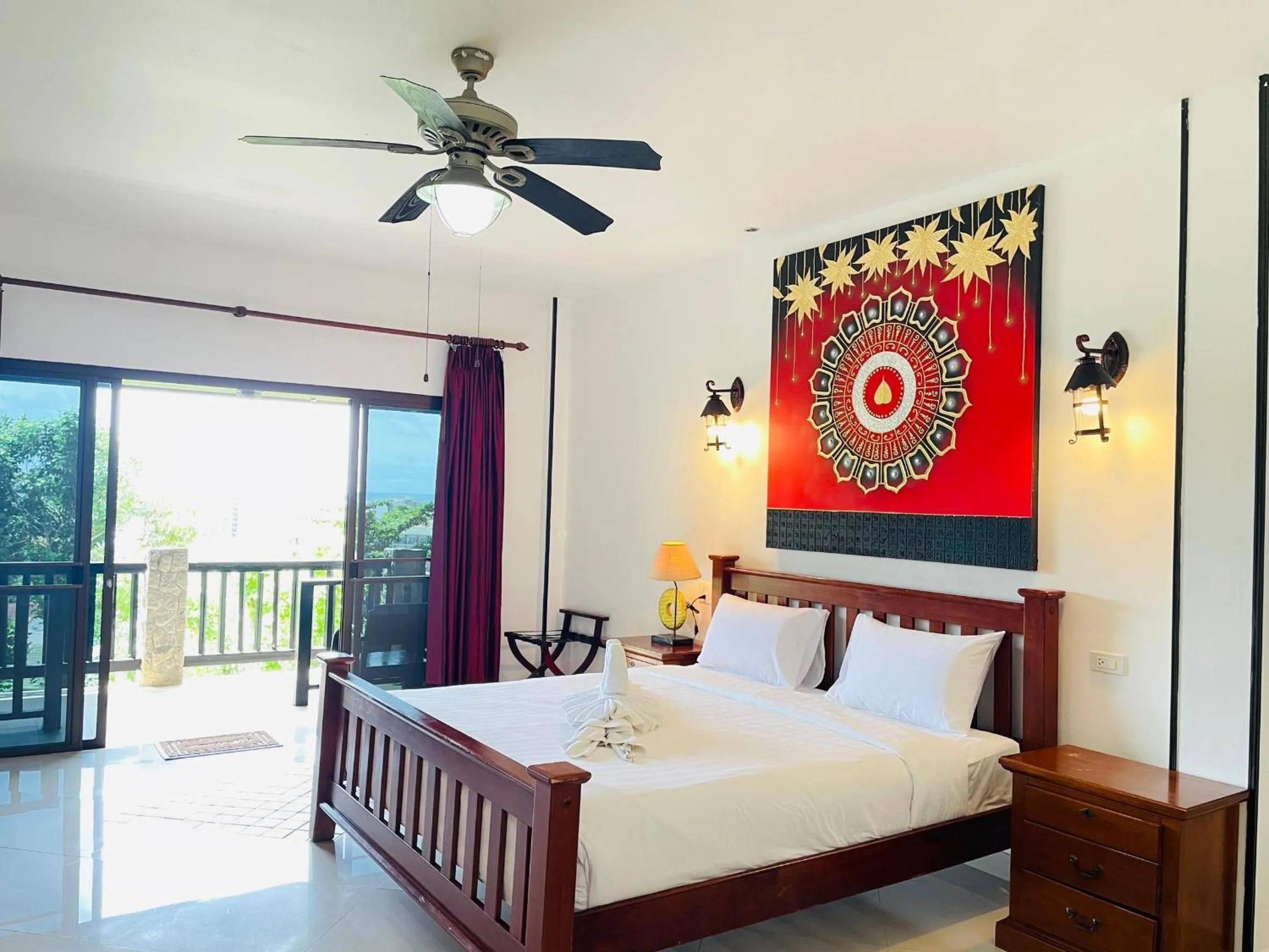 Bed in Boomerang Village Resort Kata