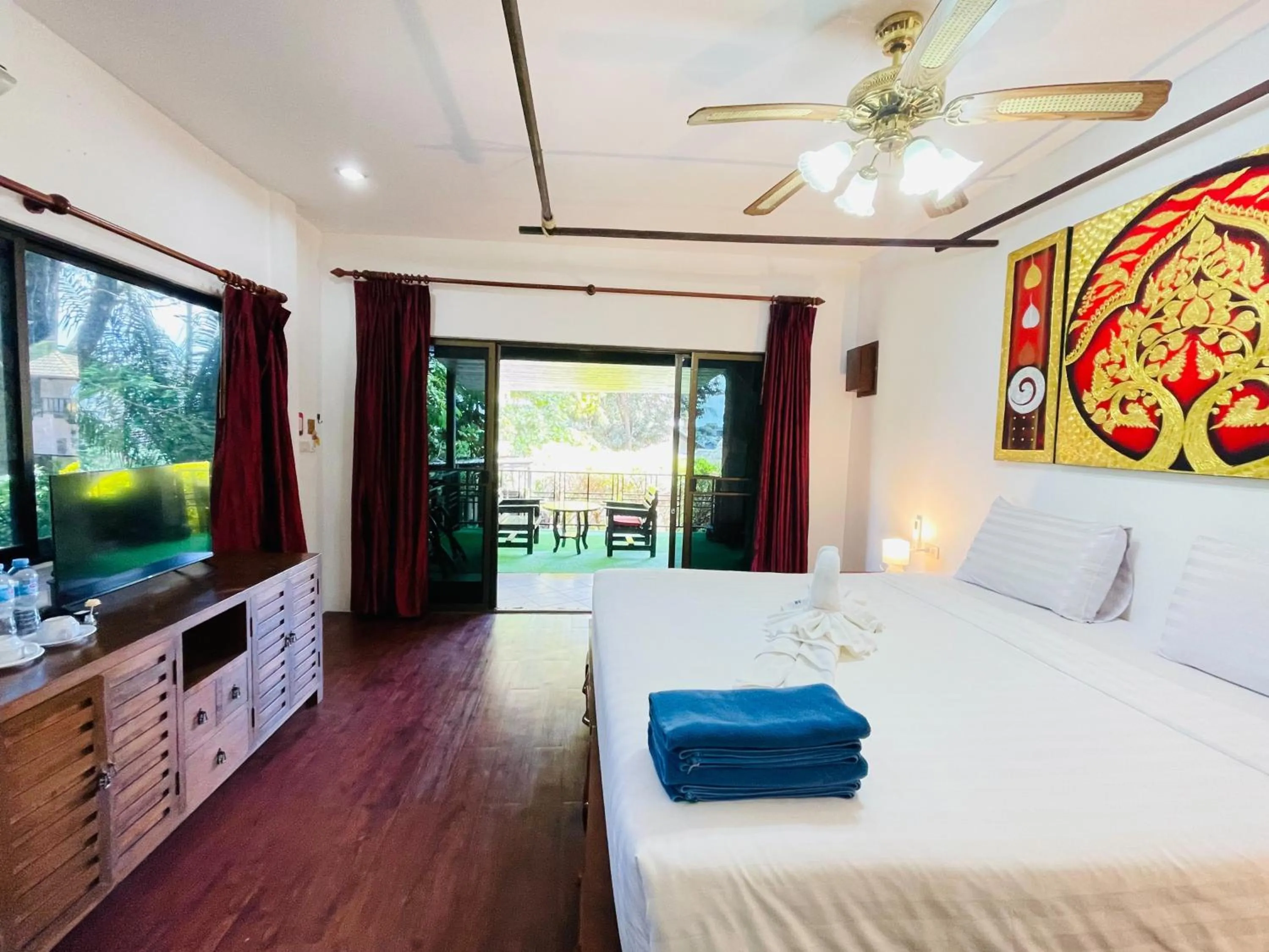 Bed in Boomerang Village Resort Kata