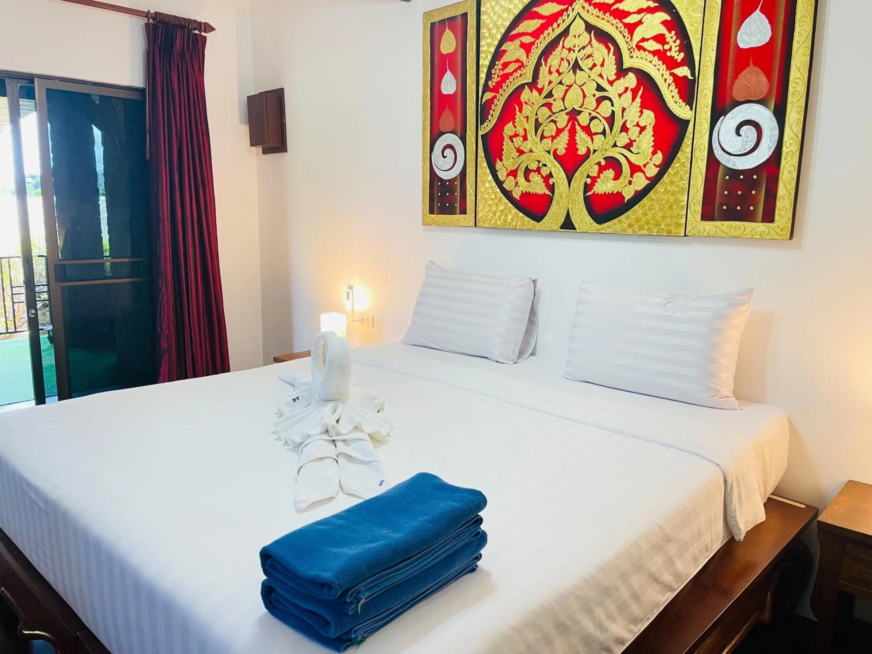 Bed in Boomerang Village Resort Kata