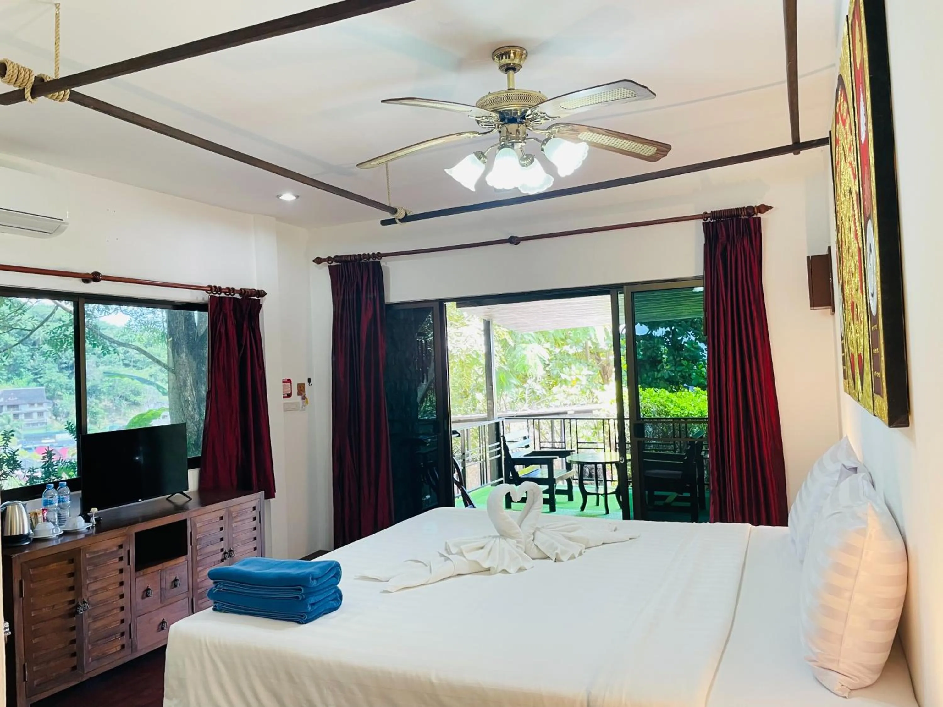 Bed in Boomerang Village Resort Kata