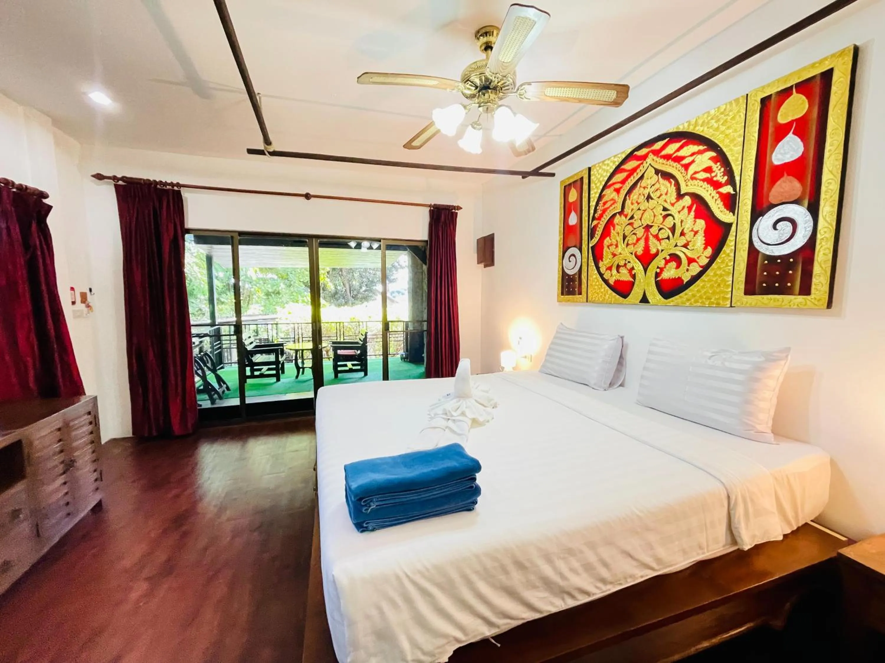 Bed in Boomerang Village Resort Kata